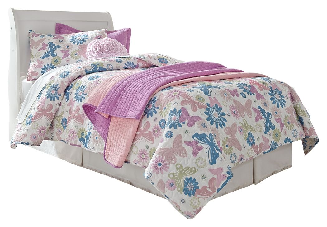 Anarasia Queen/King Sleigh Headboard with Bolt-On Bed Frame - Elegant Upholstered Bedroom Furniture for Master Suite & Guest Room Decor