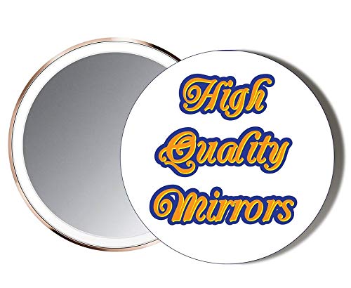 Pink Baby Feet Theme 58mm Handheld Makeup Mirror - Perfect for Nursery Decor, Baby Showers & Travel Vanity