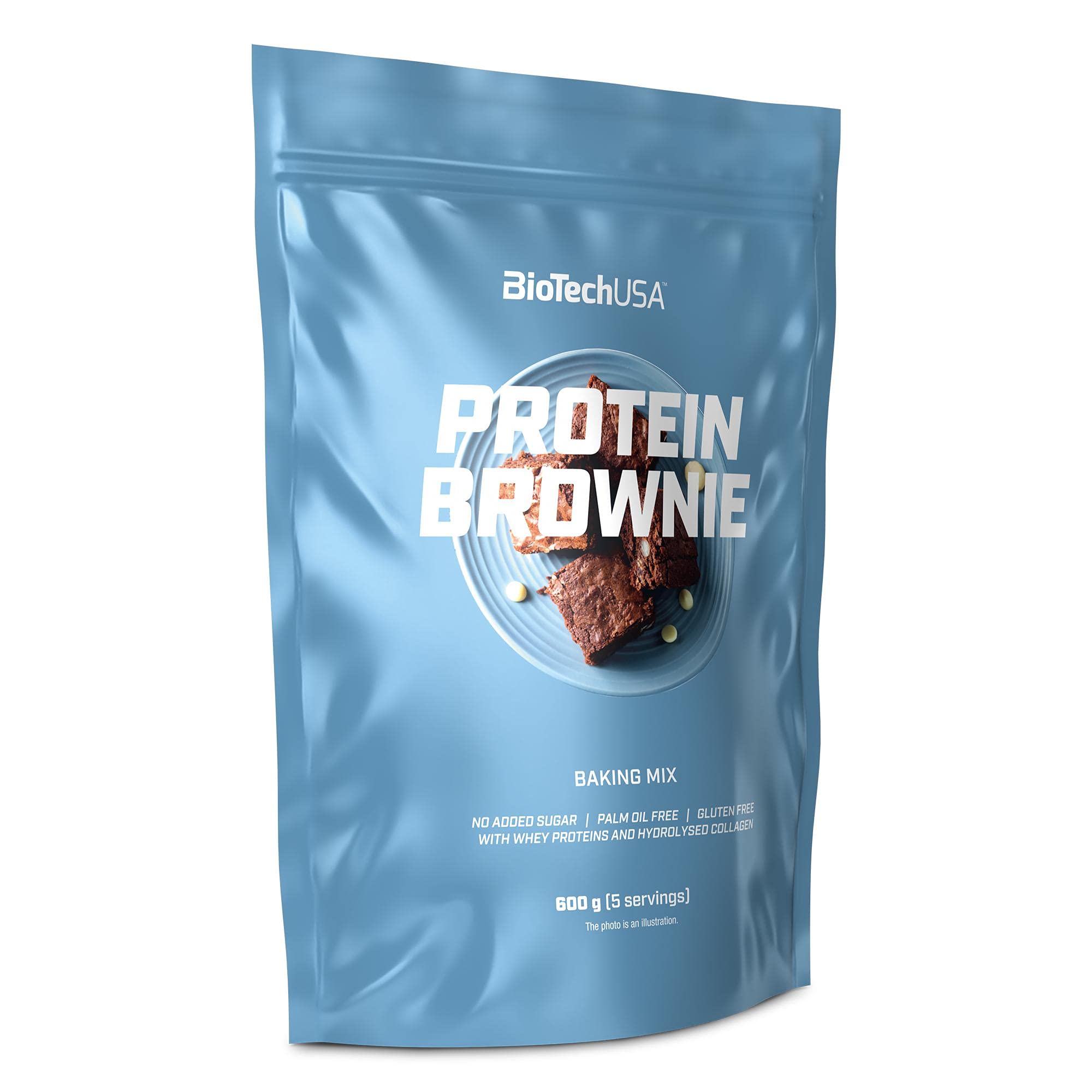 BioTechUSA Protein Brownie 600g - High Protein Chocolate Snack for Fitness & Weight Loss | Perfect Post-Workout Recovery & Healthy Dessert Option