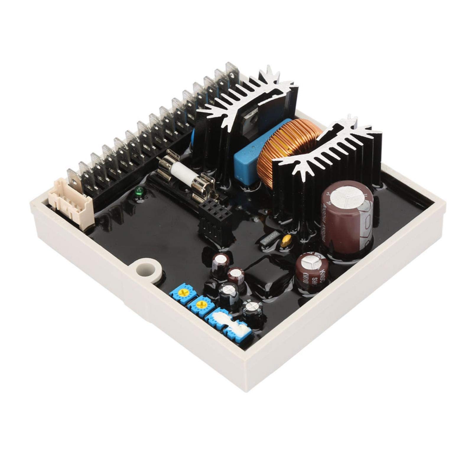 Jeanoko AVR Voltage Regulator for Generators - Digital Automatic Voltage Stabilizer with PLC Connection & Real-Time Monitoring - Compatible with Mecc Alte Generators - Ideal for Home Backup Power, Industrial Equipment & Emergency Power Supply
