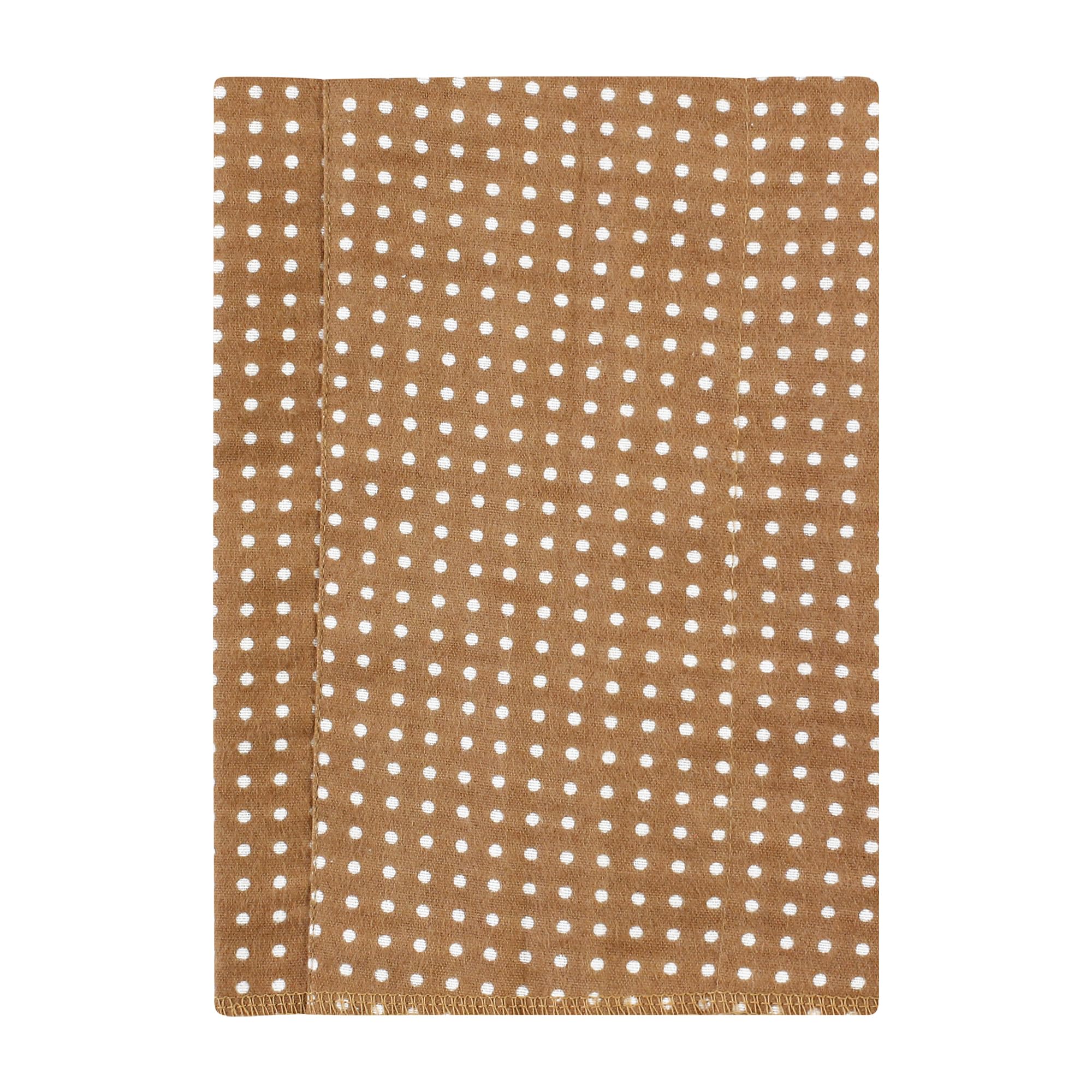 Hudson Baby Unisex Cotton Flannel Burp Cloths - Soft 4 Pack for Newborns & Infants - Plant Print Design - Perfect for Feeding, Spit-Up & Diaper Changing Essentials