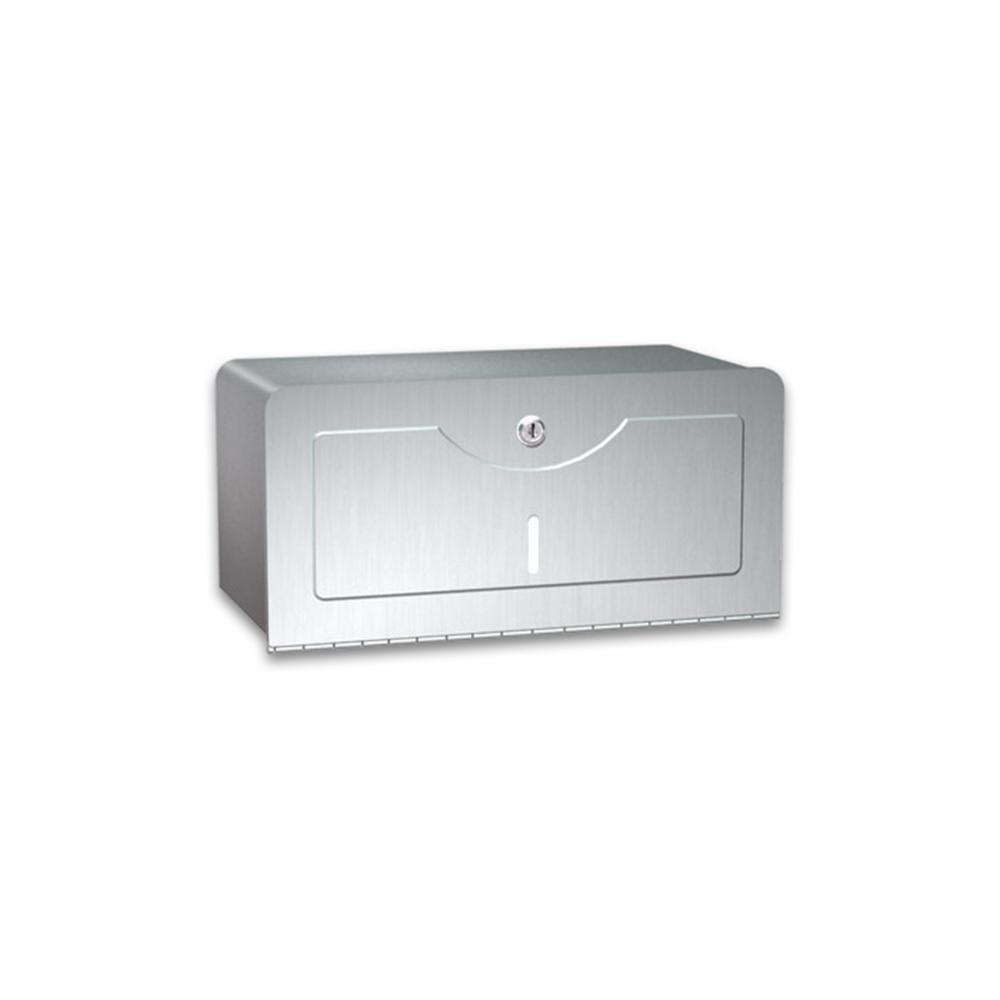 ASI 0245 SS Traditional Paper Towel Dispenser - Surface Mounted Satin Stainless Steel for Restaurants, Kitchens & Commercial Use