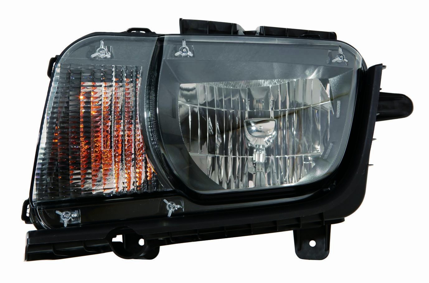 DEPO 335-1160L-AF2 Replacement Headlight Assembly - Compatible with 2010-2013 Chevy Camaro, Halogen Left Driver Side (LH), DOT & NSF Certified - Perfect for Night Driving and Vehicle Restoration