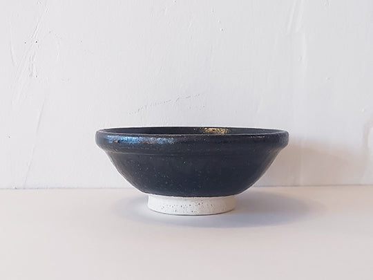 Premium Black Glaze Table Mortar by Oujigama - Traditional Japanese Pestle and Bowl Set for Grinding Spices, Herbs & Tea - Perfect for Home Kitchens, Tea Ceremonies & Asian Cooking