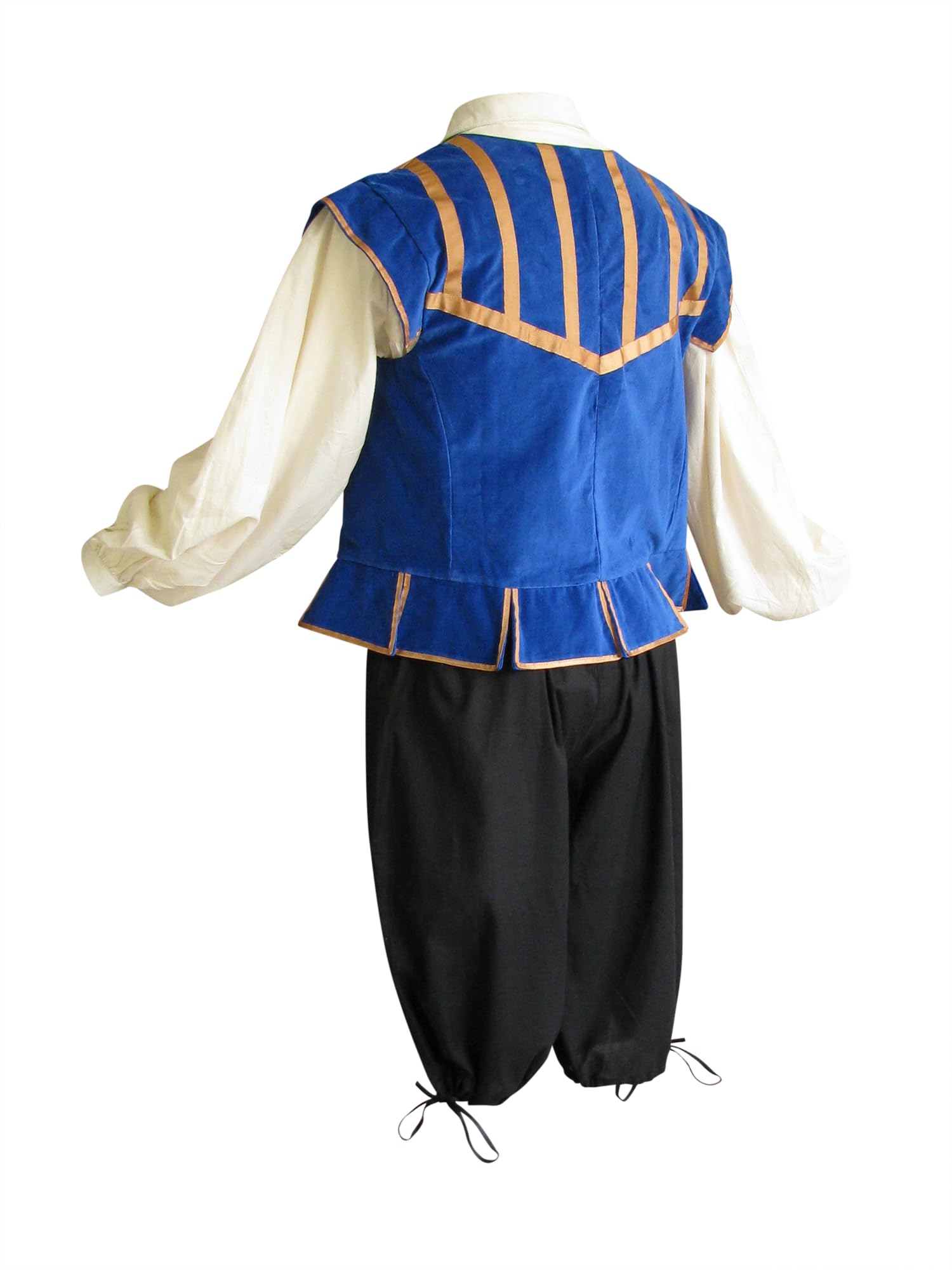 Men's Renaissance Doublet 3 Piece Costume Set for Ren Faire, Pirate & Medieval Cosplay | Historical Reenactment, LARP & Theater Performances