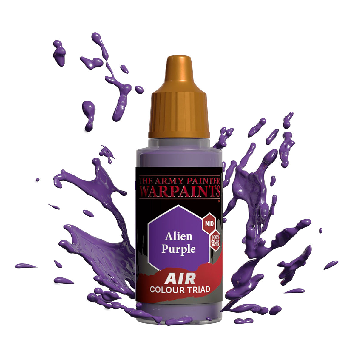 Alien Purple Warpaints Air - High-Quality Face & Body Paint for Cosplay, Halloween & SFX Makeup - Perfect for Professional Artists & Costume Enthusiasts