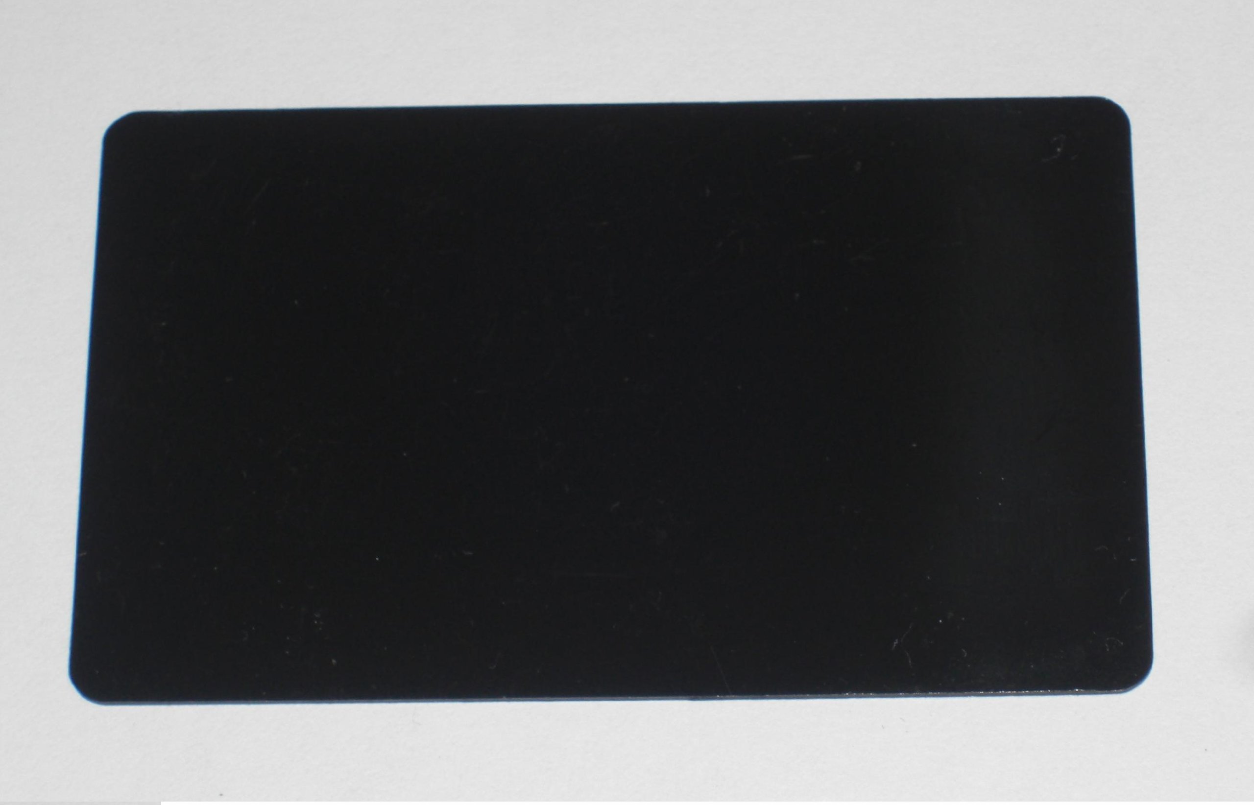 1000 Blank PVC Plastic Photo ID Cards - 30Mil Thick Black Credit Card Size - Ideal for Business IDs, Membership Cards, and Event Badges