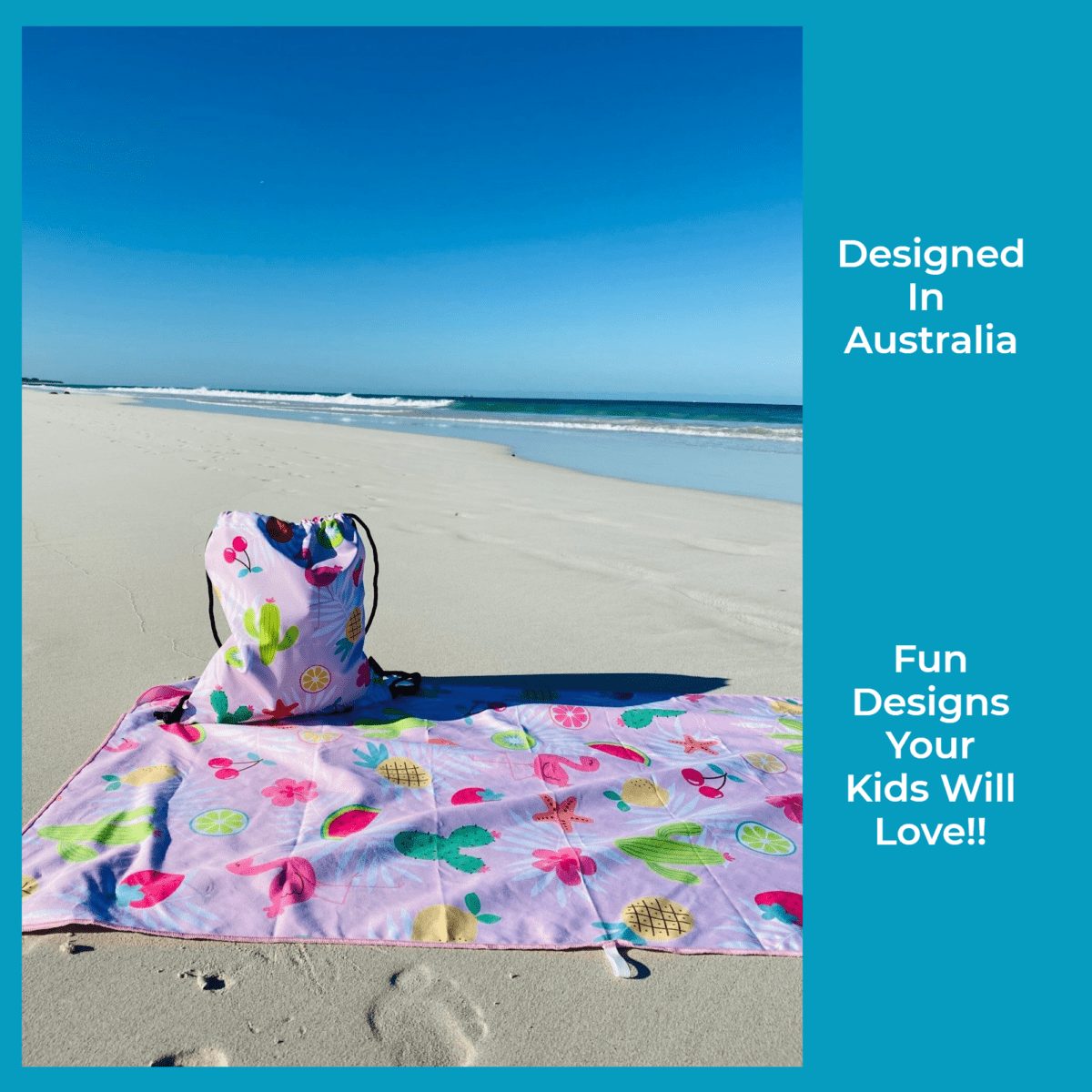 Pinky Drawstring Swim Bag - Waterproof Beach Tote for Women & Girls - Perfect for Pool, Gym, and Travel Accessories Storage