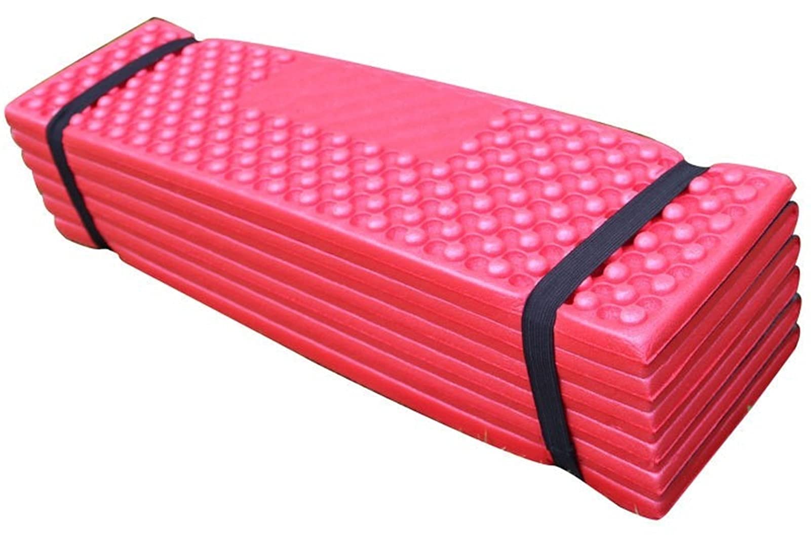 Ultralight Foam Camping Mat - Foldable Sleeping Pad for Outdoor Camping, Beach, Picnic & Travel | Portable & Comfortable | Red | Perfect for Backpacking, Hiking & Tent Use