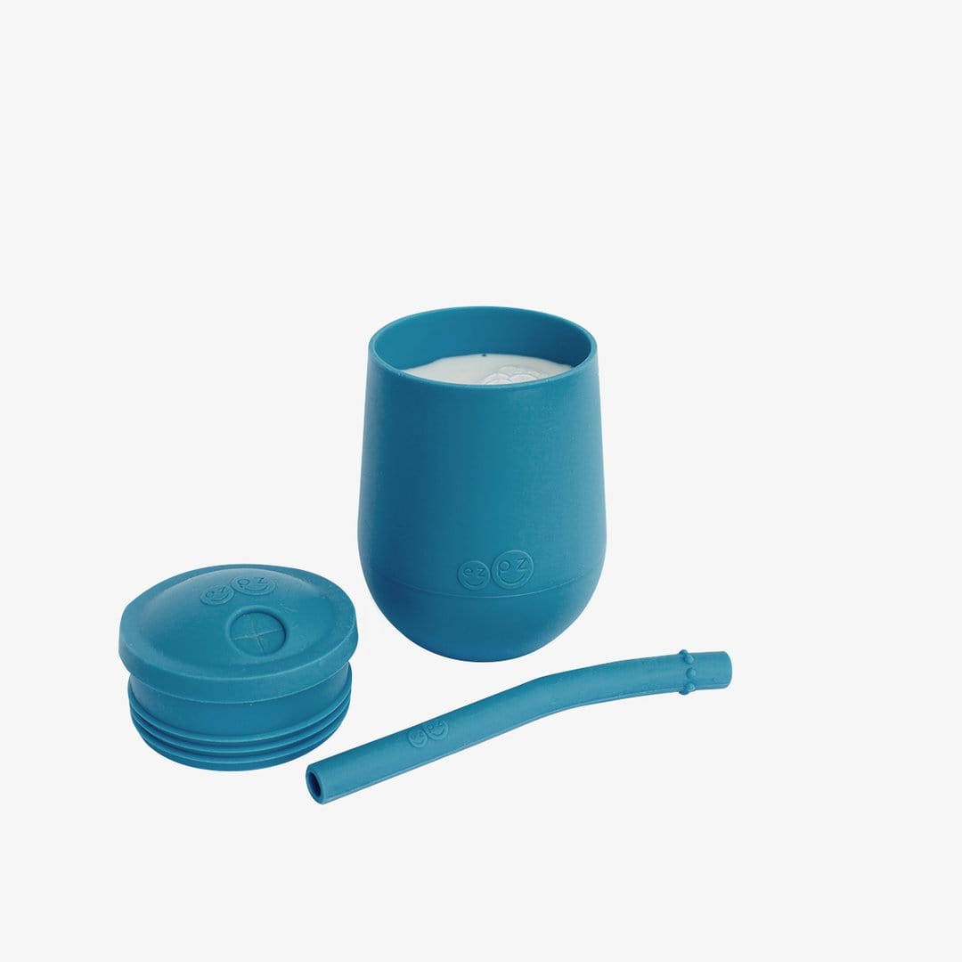 EZPZ Mini Cup with Straw - Toddler Sippy Cup for Easy Drinking Training | Leak-Proof, BPA-Free Baby Cup for Home, Travel & Daycare Use