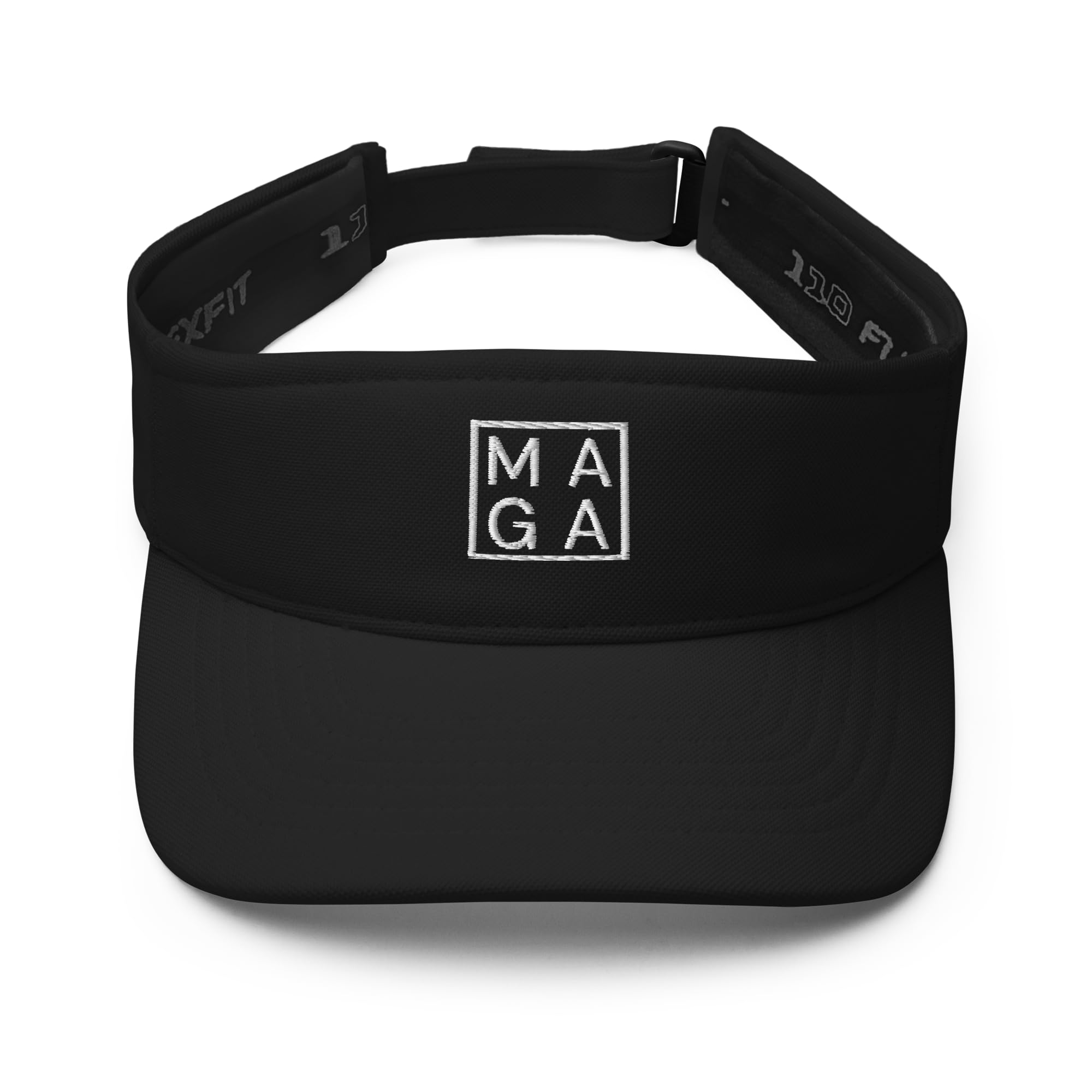 SQ MAGA Make America Great Again Donald Trump Visor Cap - Patriotic Hat for Political Supporters, Rallies & Outdoor Events