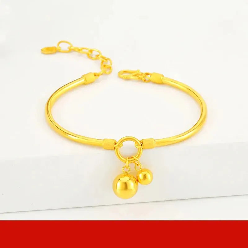 24K Pure Gold Bracelet 999 Solid Gold Bangle - Elegant Butterfly Design Classic Jewelry for Women | Perfect for Weddings, Parties & Special Occasions | Trendy 2023 Collection