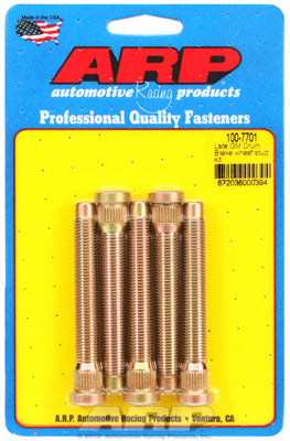 ARP 8740 Chromoly Steel 5-Piece Wheel Stud Kit for GM Late Model Drum Brakes - Heat Treated for Durability - Perfect for High-Performance Vehicles & Racing Applications