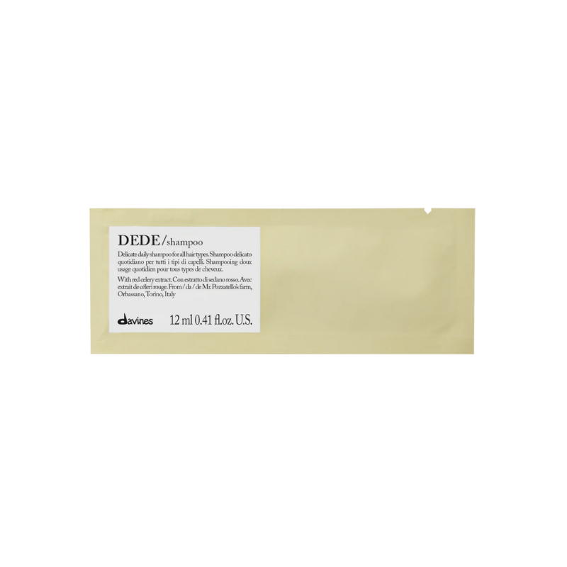 Davines Dede Shampoo for Curly Hair - Moisturizing & Frizz Control Shampoo for Natural Curls | Gentle Cleansing for Dry, Damaged Hair | Perfect for Daily Use at Home or Salon