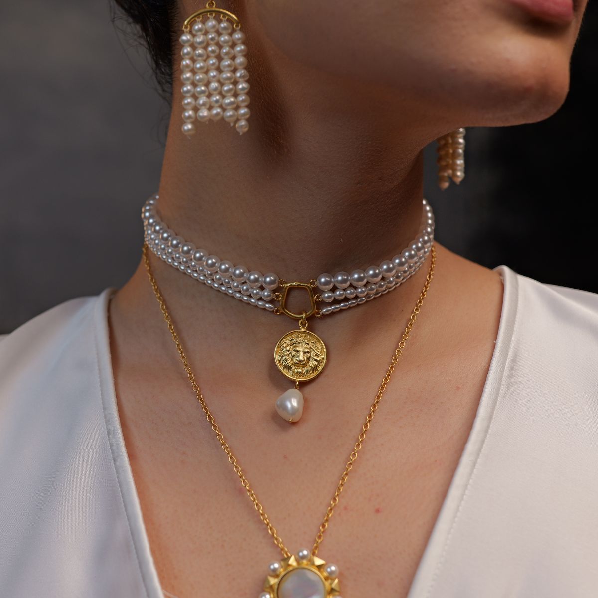Elegant Pearl Necklace for Women - Timeless Luxury Jewelry Gift for Weddings, Parties & Special Occasions