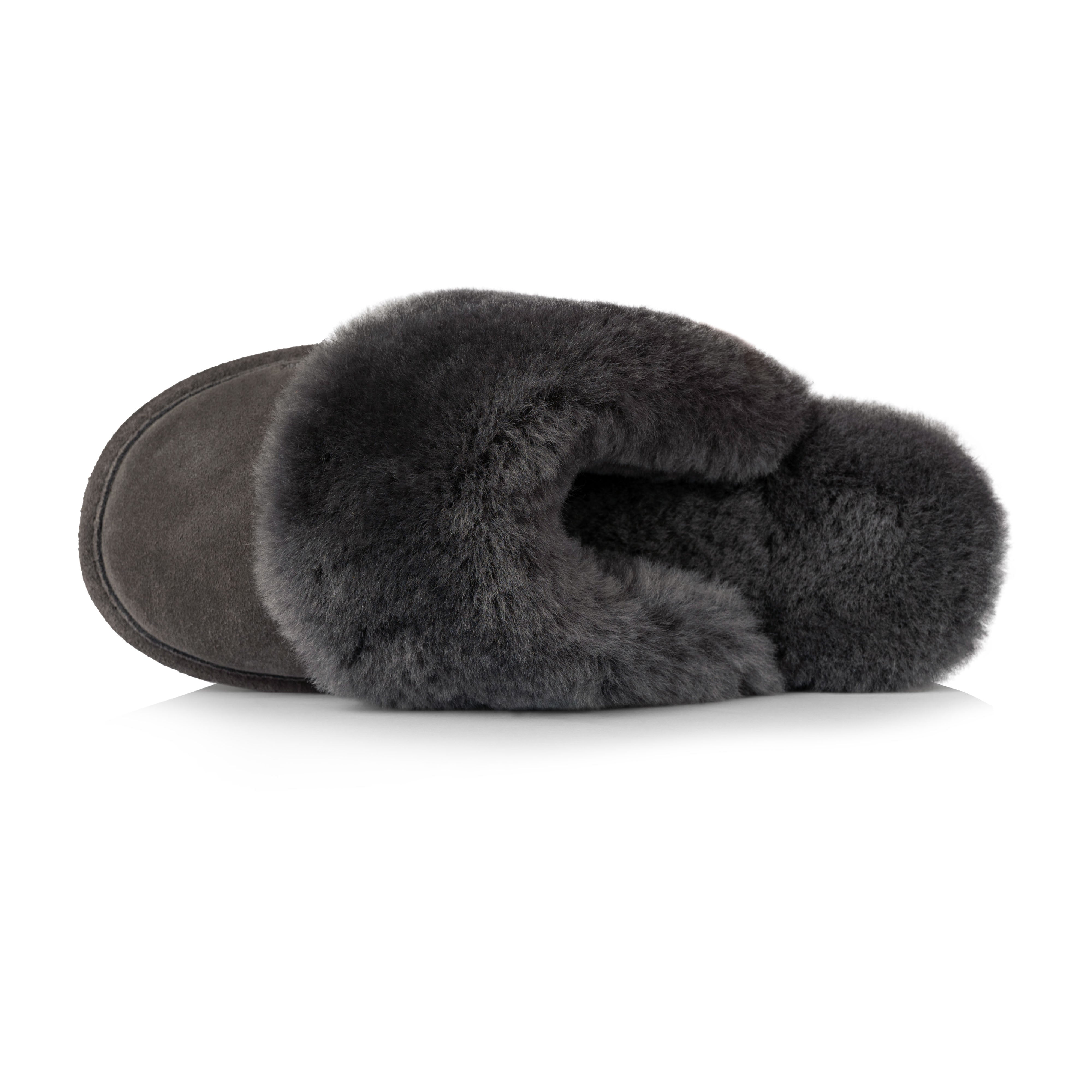 Scarlet Women's Cozy Memory Foam Slippers - Soft Grey House Shoes for Indoor Comfort, Perfect for Relaxing at Home, Lounging & Winter Warmth