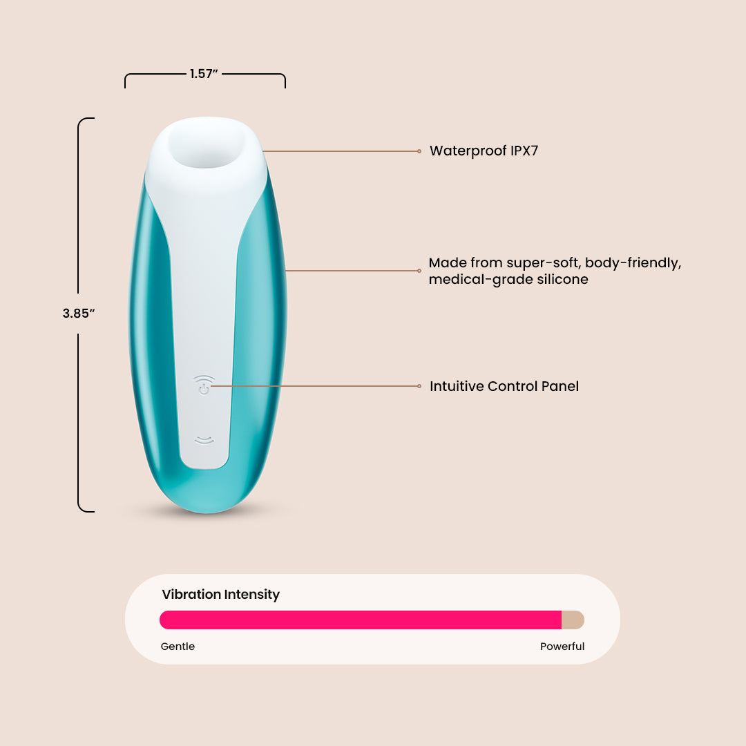 Satisfyer Love Breeze - Compact Air Pulse Stimulation Toy for Women, Clitoral Massager for Pleasure & Relaxation | Perfect for Solo Play & Couples Intimacy