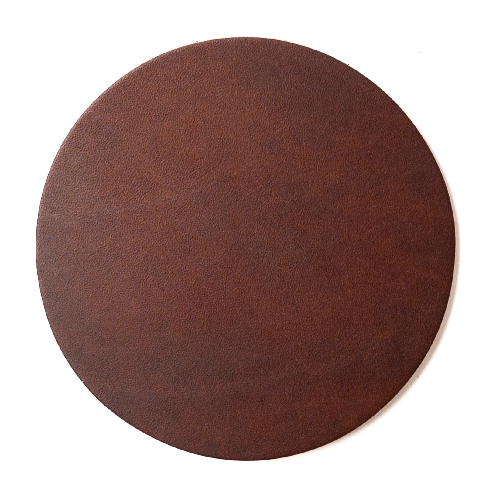 Premium 4-Pack Genuine Leather Coasters - Blank & Engravable for Home, Office, and Bar Use