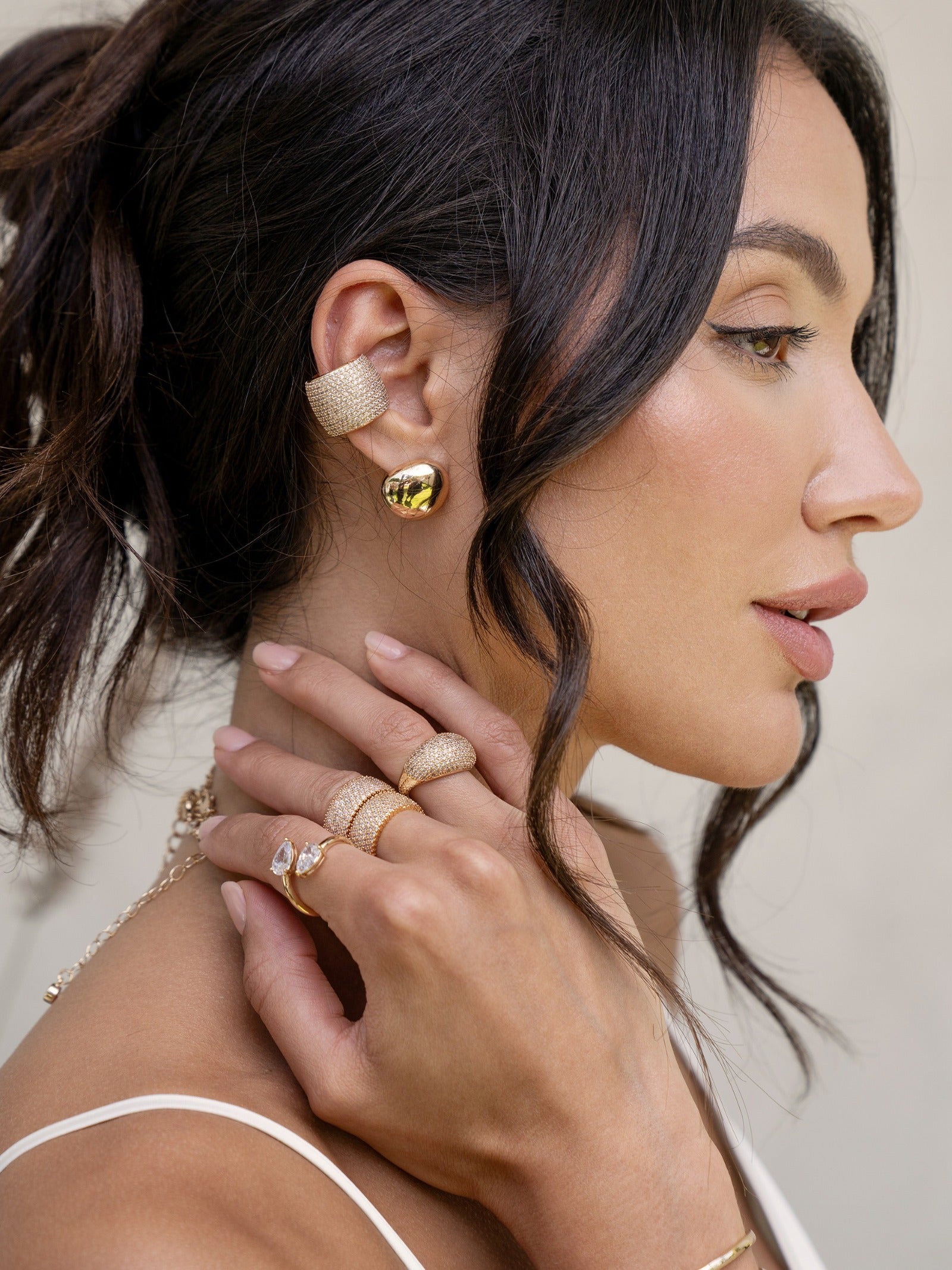 Stunning Crystal Cluster Knockout Ring - Elegant Statement Jewelry for Women | Perfect for Parties, Weddings & Special Occasions