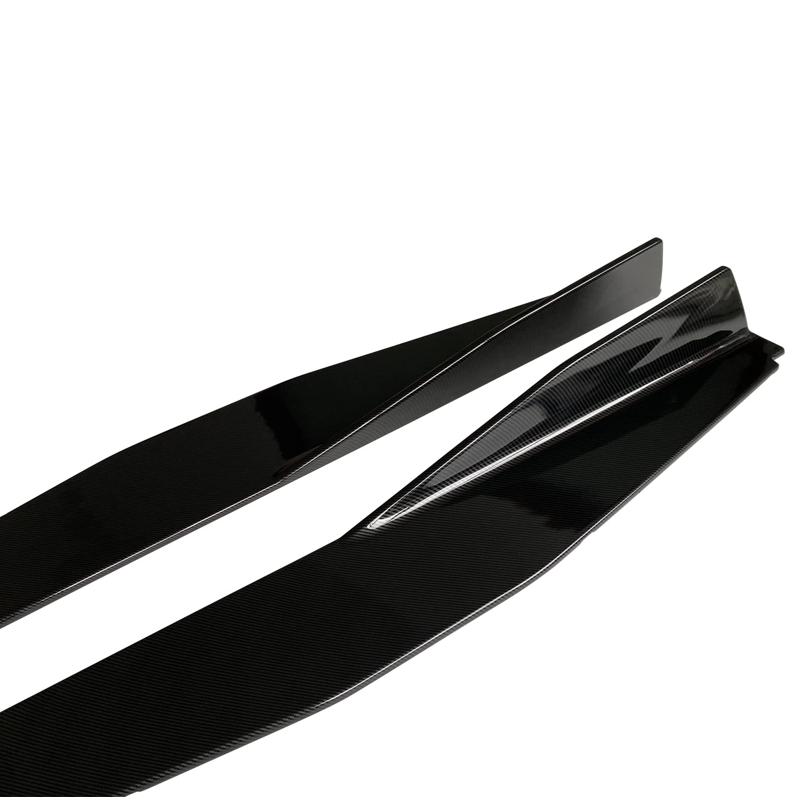 NINTE Carbon Fiber Side Skirts for 2020-2023 Chevy Corvette C8 Coupe | 5VM Style Rocker Panel Extensions | Enhance Sporty Look & Vehicle Protection (Perfect for Racing, Car Shows & Daily Driving)