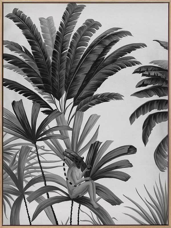 Dominica Island Canvas Art Print - Tropical Beach Landscape Wall Decor for Living Room, Bedroom & Office