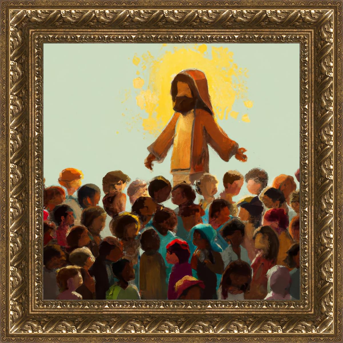 Blessed Are The Children - Inspirational Christian Wall Art for Kids' Room Decor & Nursery - Perfect for Sunday School, Baptism Gifts & Faith-Based Home Decor
