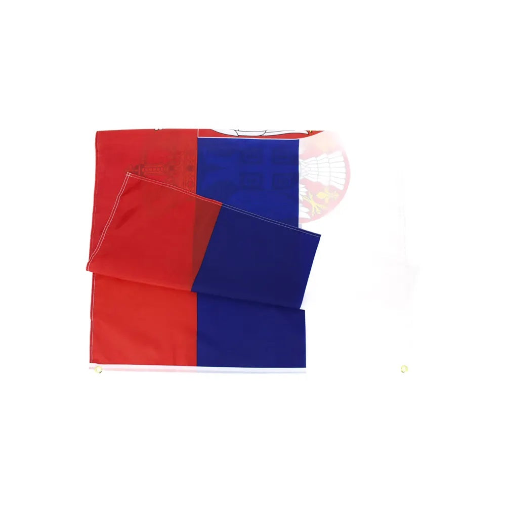 Serbia Flag 90x150cm - Premium Polyester Serbian National Flag for Outdoor & Indoor Use - Perfect for Sports Events, National Holidays & Home Decoration