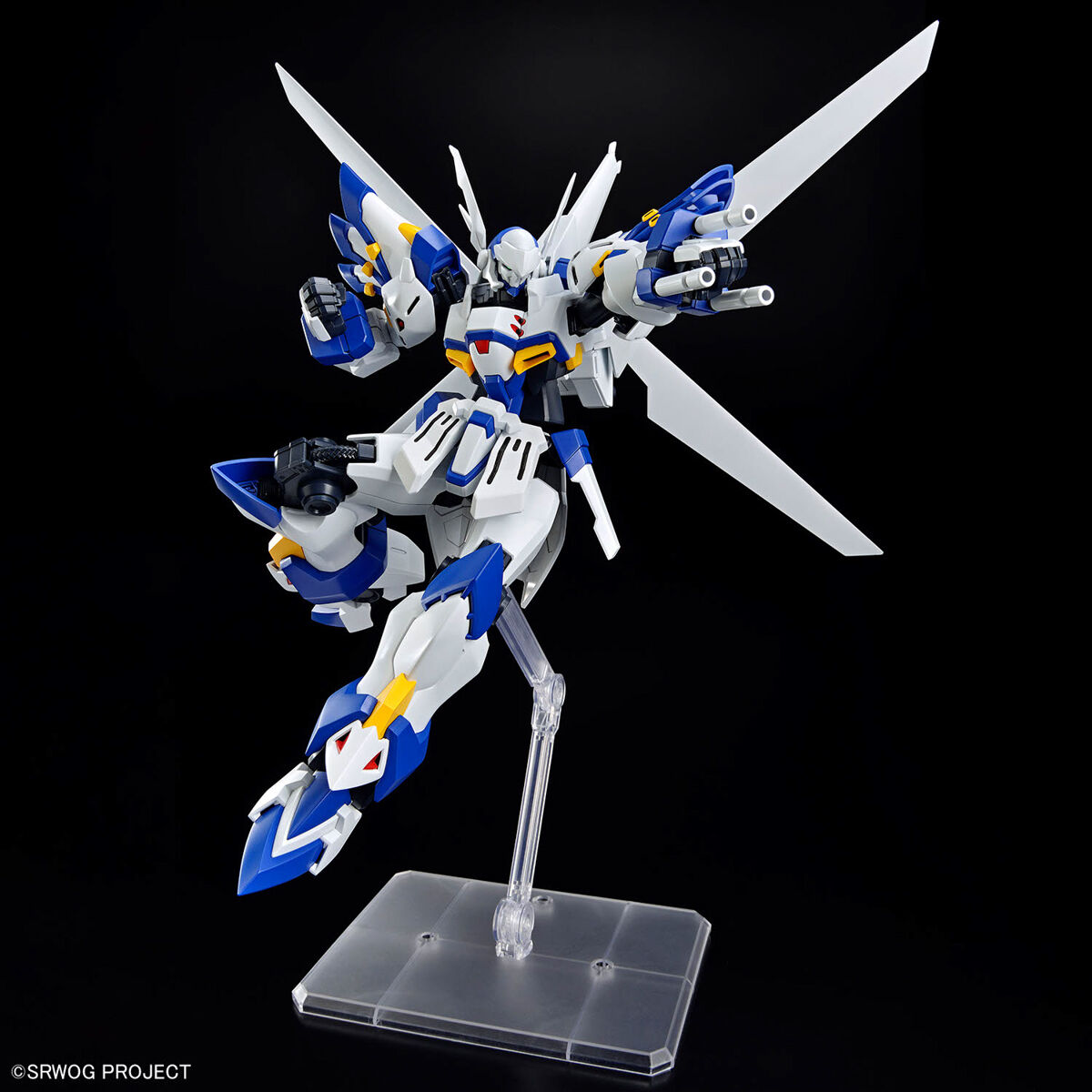 Bandai Super Robot Wars OG HG Weissritter Weißritter 1/144 Scale Model Kit - Perfect for Collectors & Anime Fans - Build & Display for Home or Office Decor