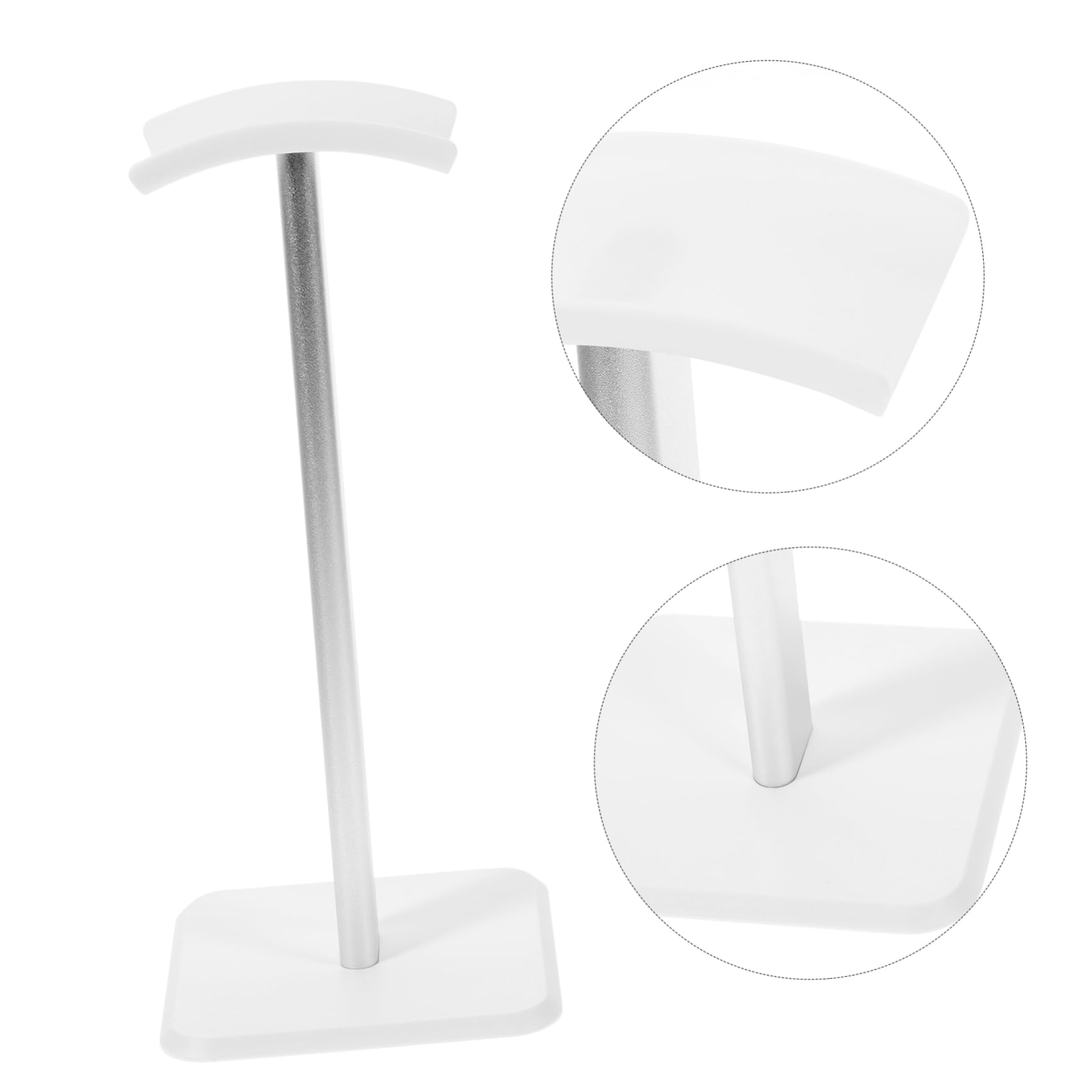 Holibanna 4 Pack Metal Headphone Stand - Aluminum Alloy Gaming Headset Holder with Non-Slip Base for Desk, Office, and Gaming Setup (Model Z6)