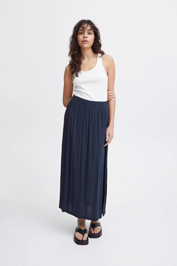 Marrakech Ankle Skirt - Bohemian Maxi Skirt with Floral Print | Perfect for Beach Vacations, Music Festivals & Summer Outfits
