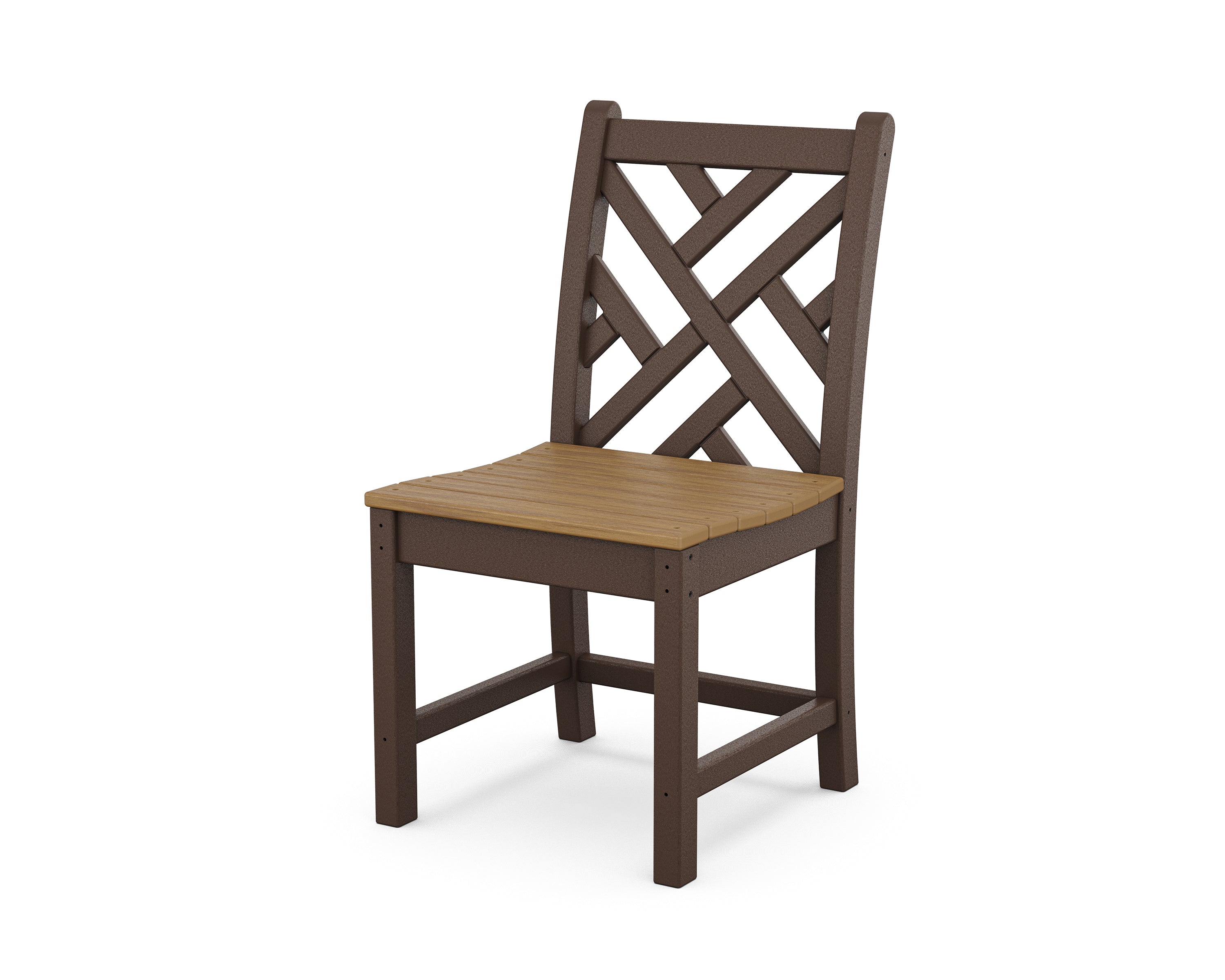 POLYWOOD Chippendale Dining Side Chair - Weather-Resistant Outdoor/Indoor Furniture - Perfect for Patio, Garden, and Dining Room Use