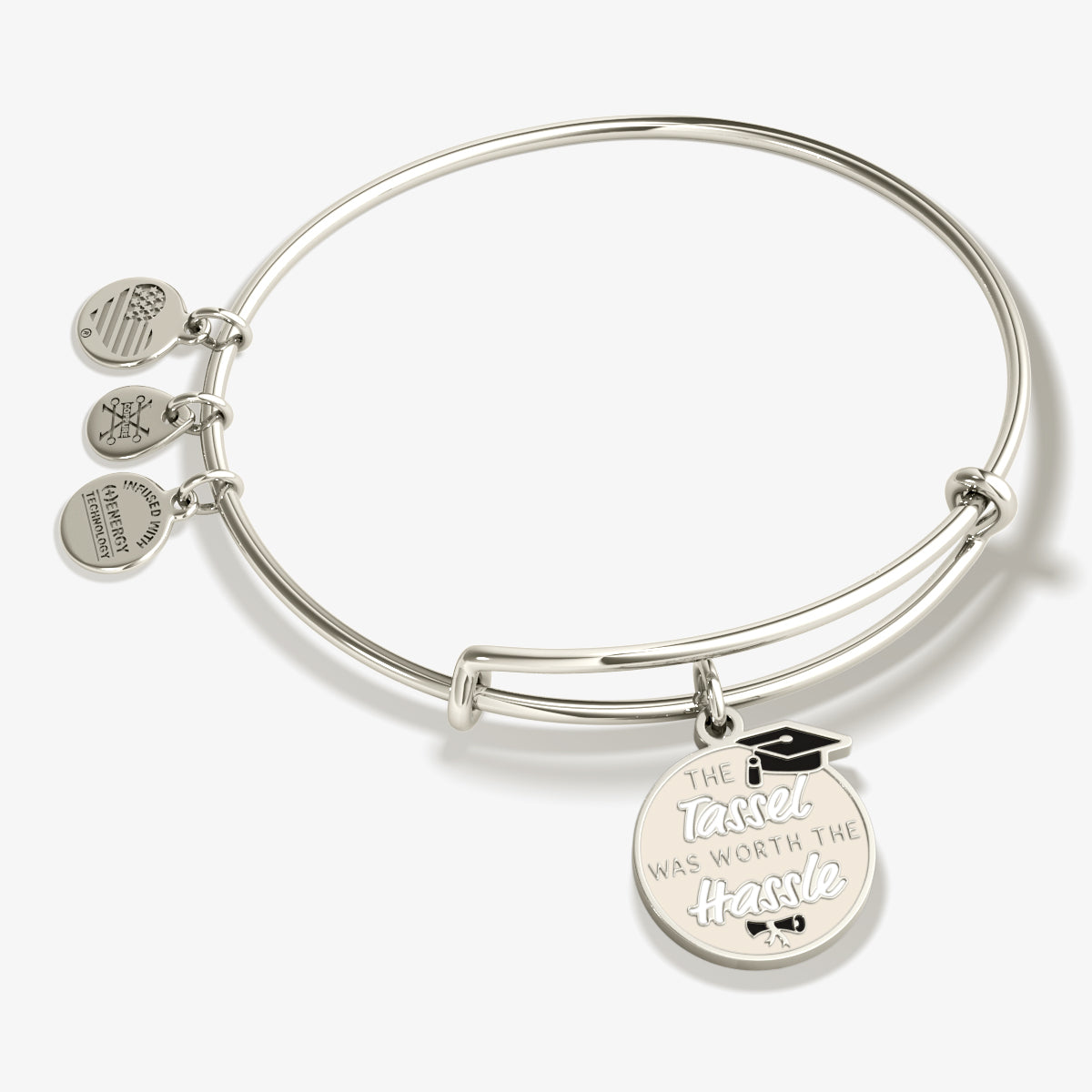 Graduation Charm Bangle with Inspirational Tassel - Perfect Gift for Graduates, Students & Achievers - Ideal for Commencement Ceremonies & Academic Celebrations