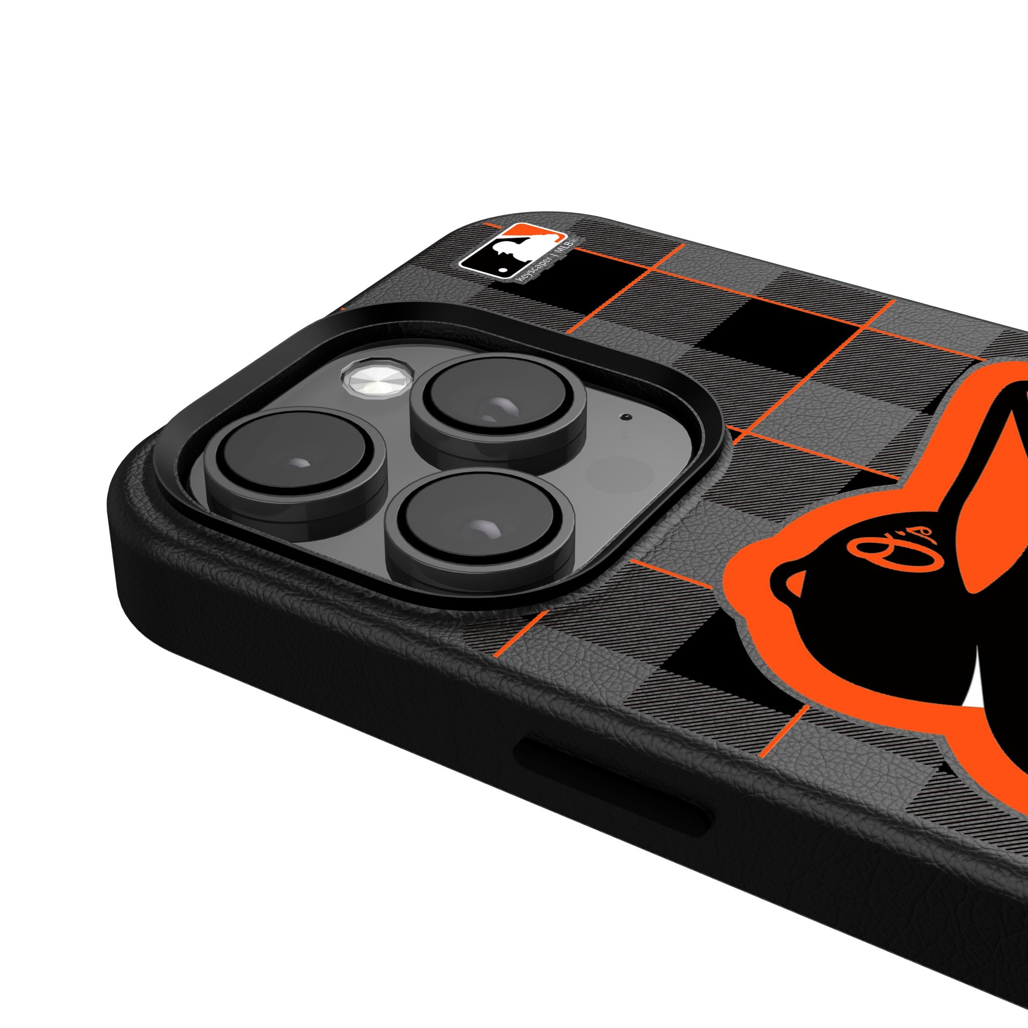 Baltimore Orioles Plaid MagSafe Compatible iPhone Case for iPhone 14/13/12/11 Pro Max - Durable Protective Cover for Baseball Fans, Perfect for Game Day & Everyday Use