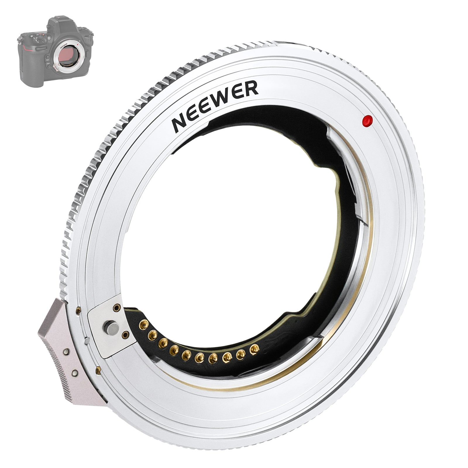 NEEWER NW ETZ Camera Autofocus Adapter Ring for Nikon Z Mount - Compatible with Nikon Z Series Cameras & Lenses - Perfect for Photography, Videography & Professional Shooting