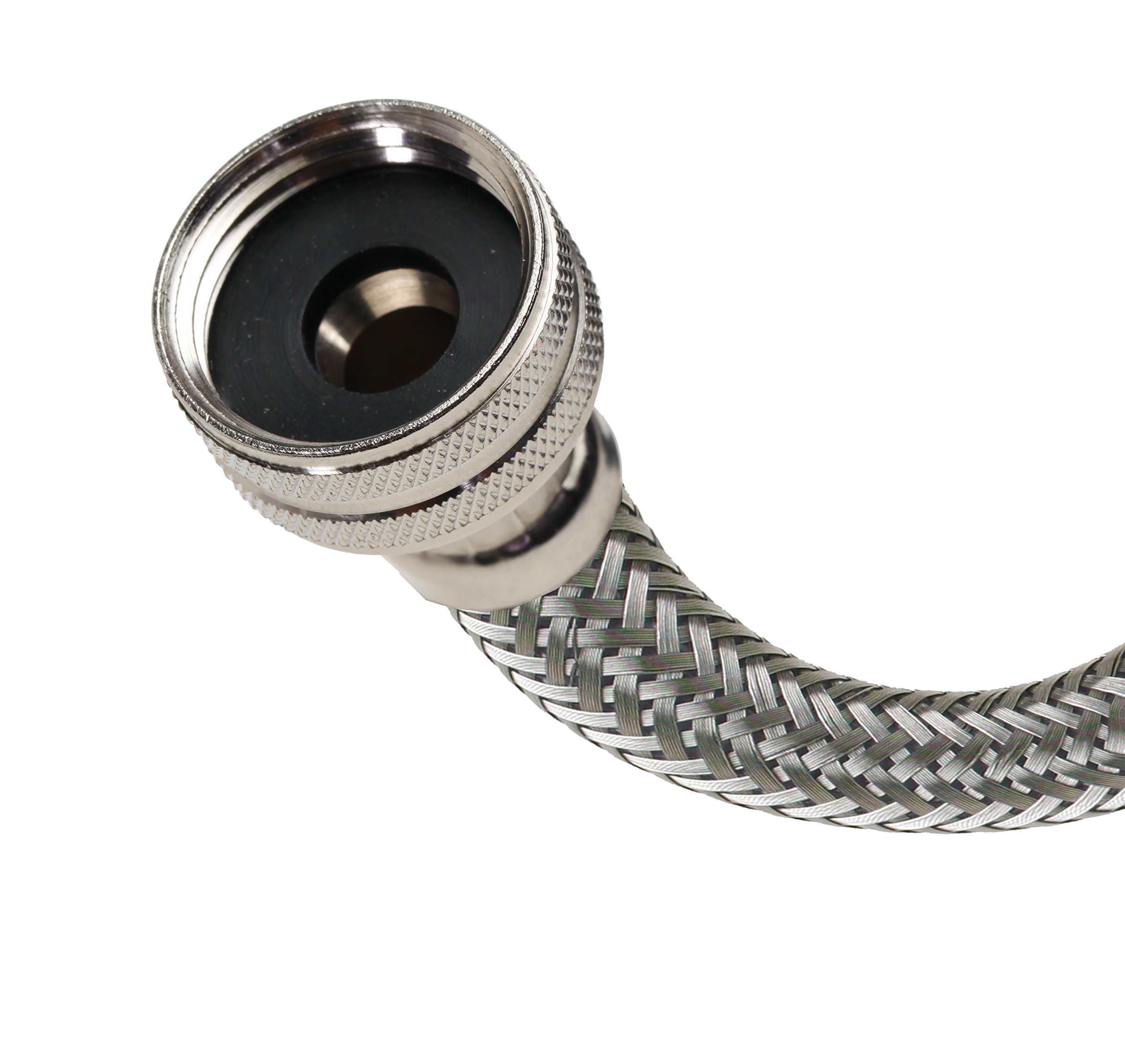 Fluidmaster B9WM48HE High Efficiency Washing Machine Water Supply Hose - 3/4