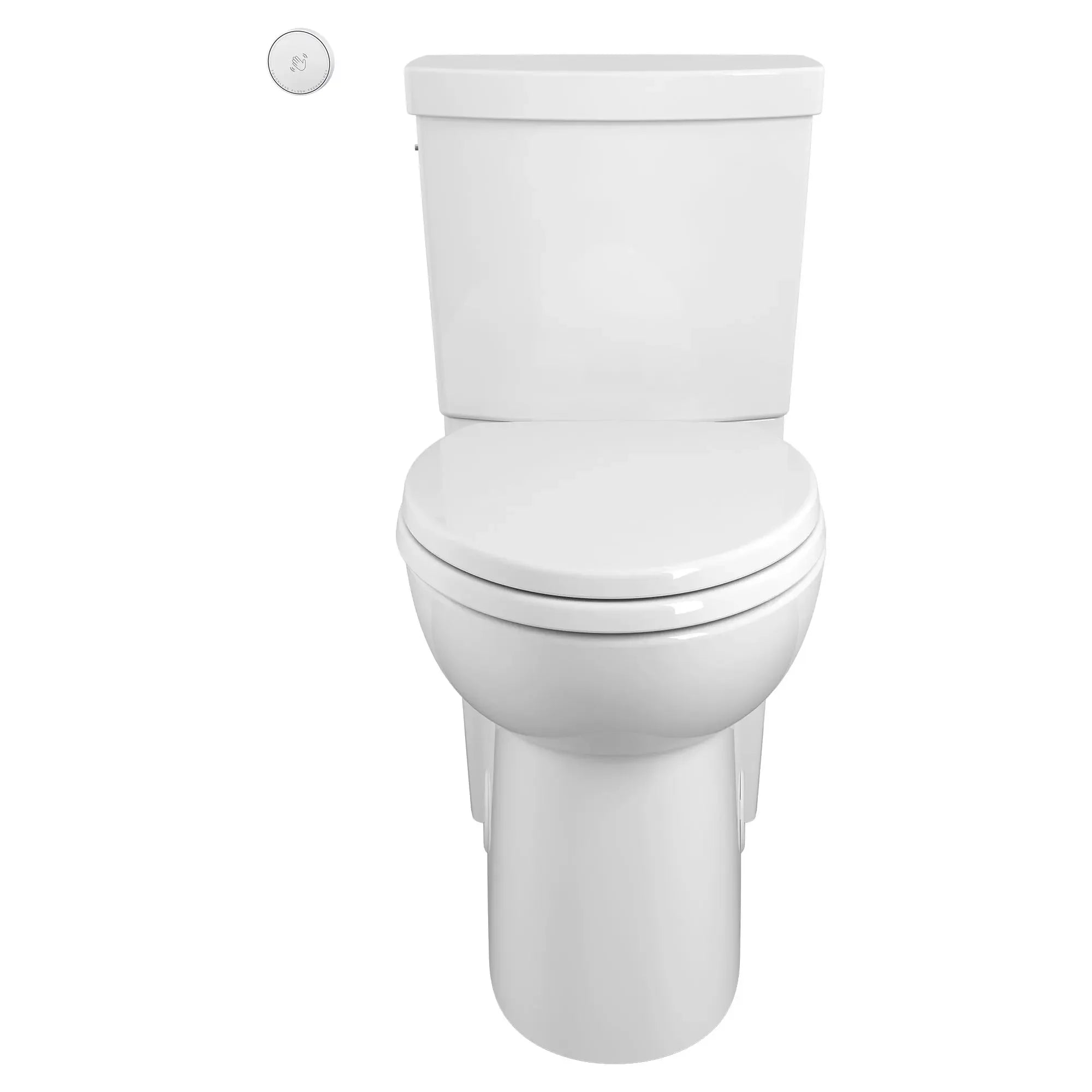 Cadet® Touchless Chair Height Elongated Toilet with Concealed Trapway - Water Efficient ADA Compliant Bathroom Toilet for Modern Homes & Commercial Spaces