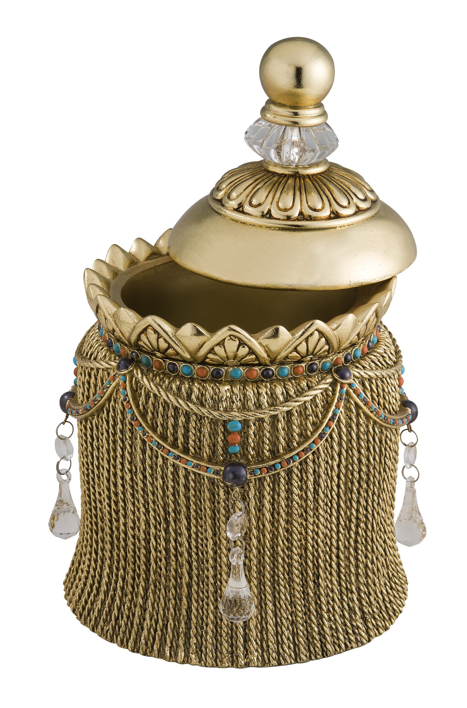 OK Lighting Auric Twists Decorative Gift Box - Elegant Home Decor for Bedroom, Living Room & Office - Perfect for Jewelry Storage, Wedding Favors and Special Occasions