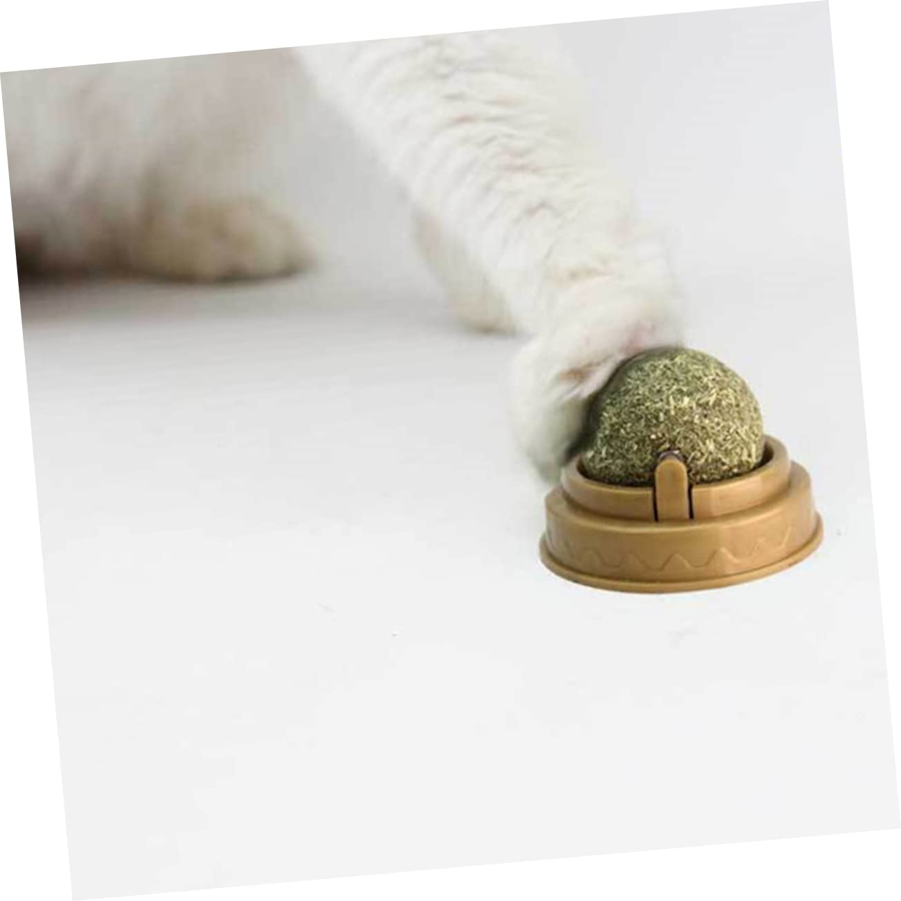 3pcs Catnip Silvervine Ball Toy - Cat Treat for Teeth Cleaning & Digestion - Play & Lick Fun