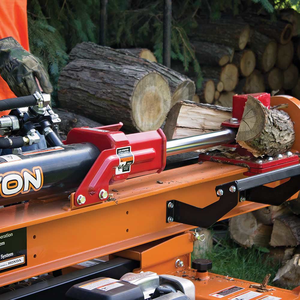 24 Ton Brave Log Splitter with Honda GC160 Engine - Powerful Firewood Splitting for Home Heating & Outdoor Woodworking Projects