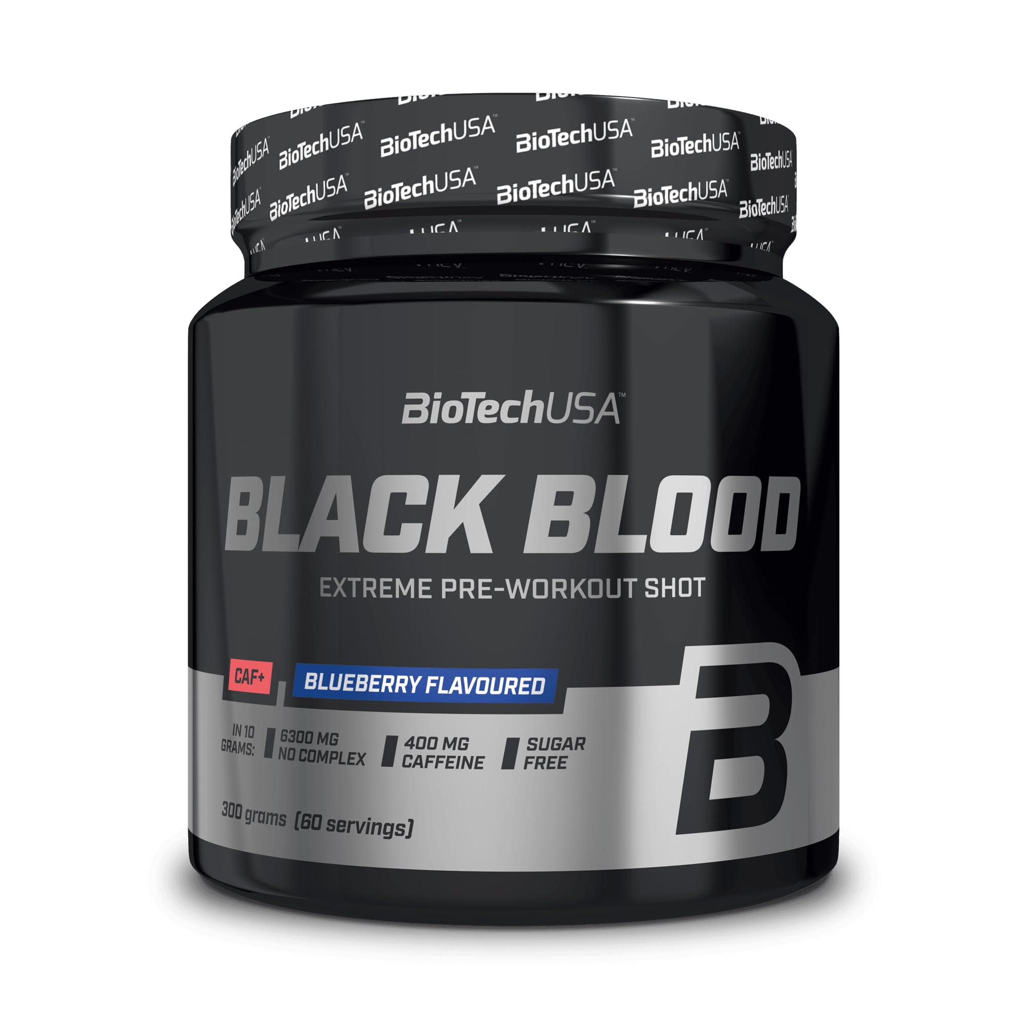 Black Blood CAF+ Energy Booster Powder - 300g Cola Flavor | Pre-Workout Supplement for Gym & Fitness | Enhance Performance & Focus