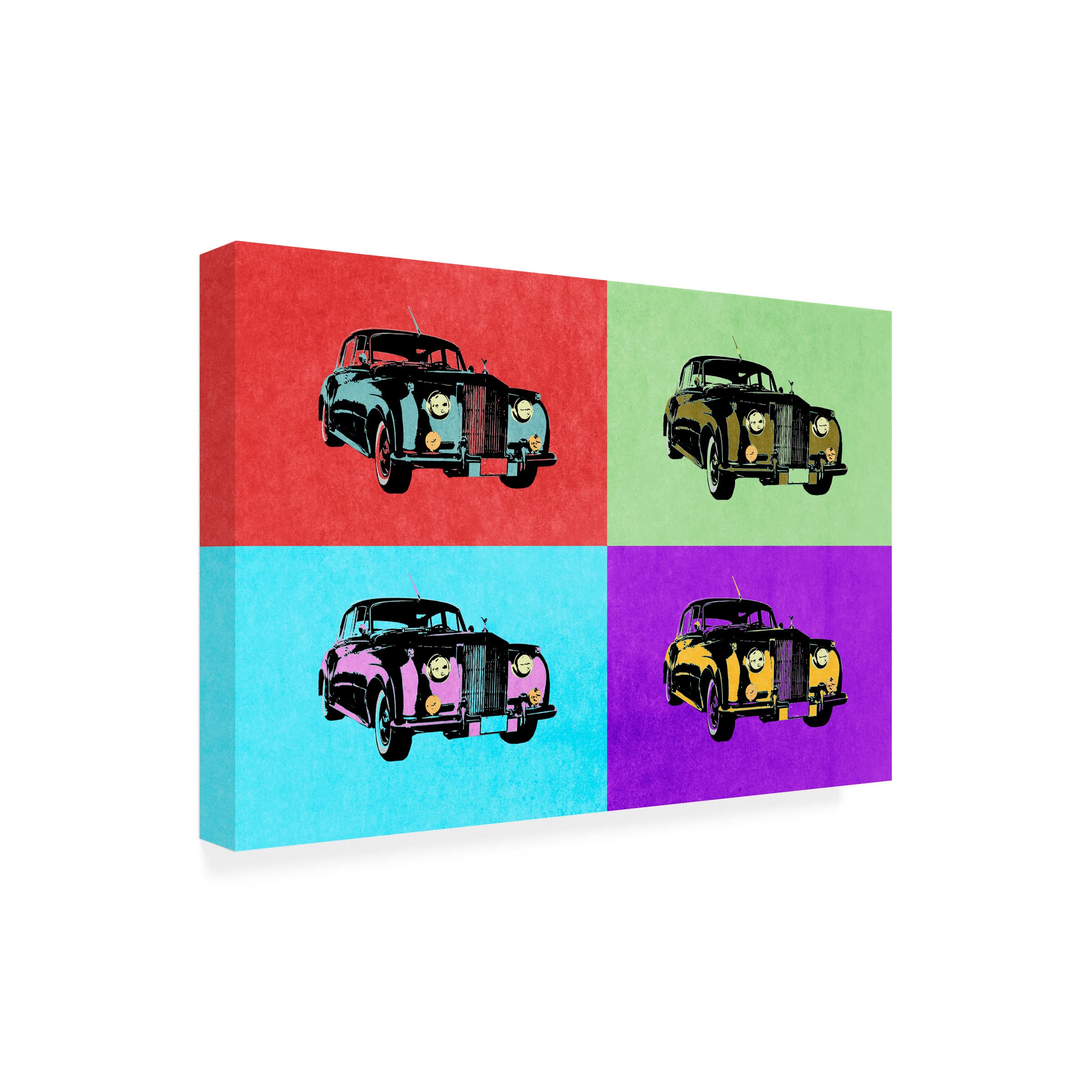 Annie Warren Pop Art Classics IV Canvas Art Print - Vibrant Modern Wall Decor for Living Room, Bedroom & Office | Trademark Fine Art Collection