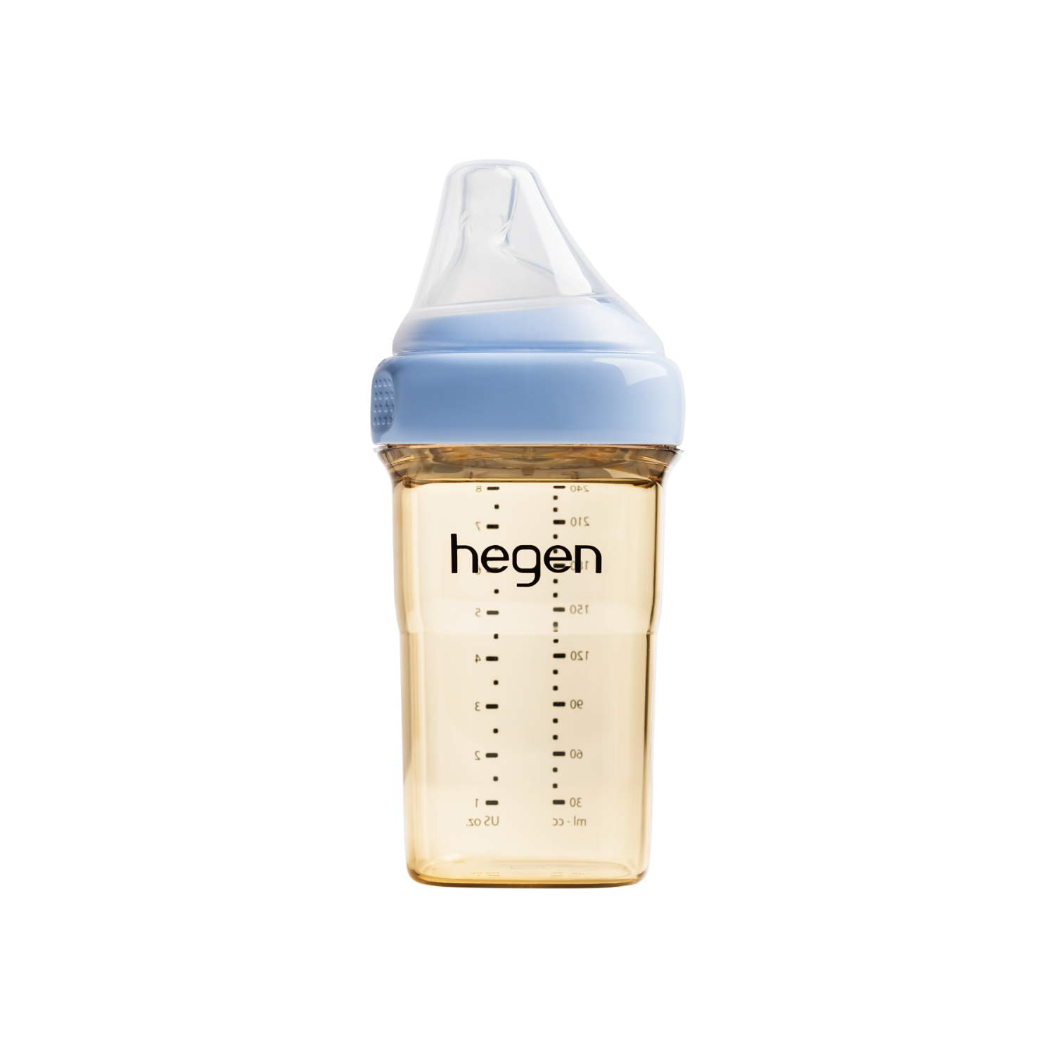 Hegen PCTO™ 240ml/8oz PPSU Baby Feeding Bottle with Medium Flow Nipple (3-6 Months) - BPA-Free, Anti-Colic, Easy to Clean - Perfect for Breastfeeding, Formula, and On-the-Go Feeding
