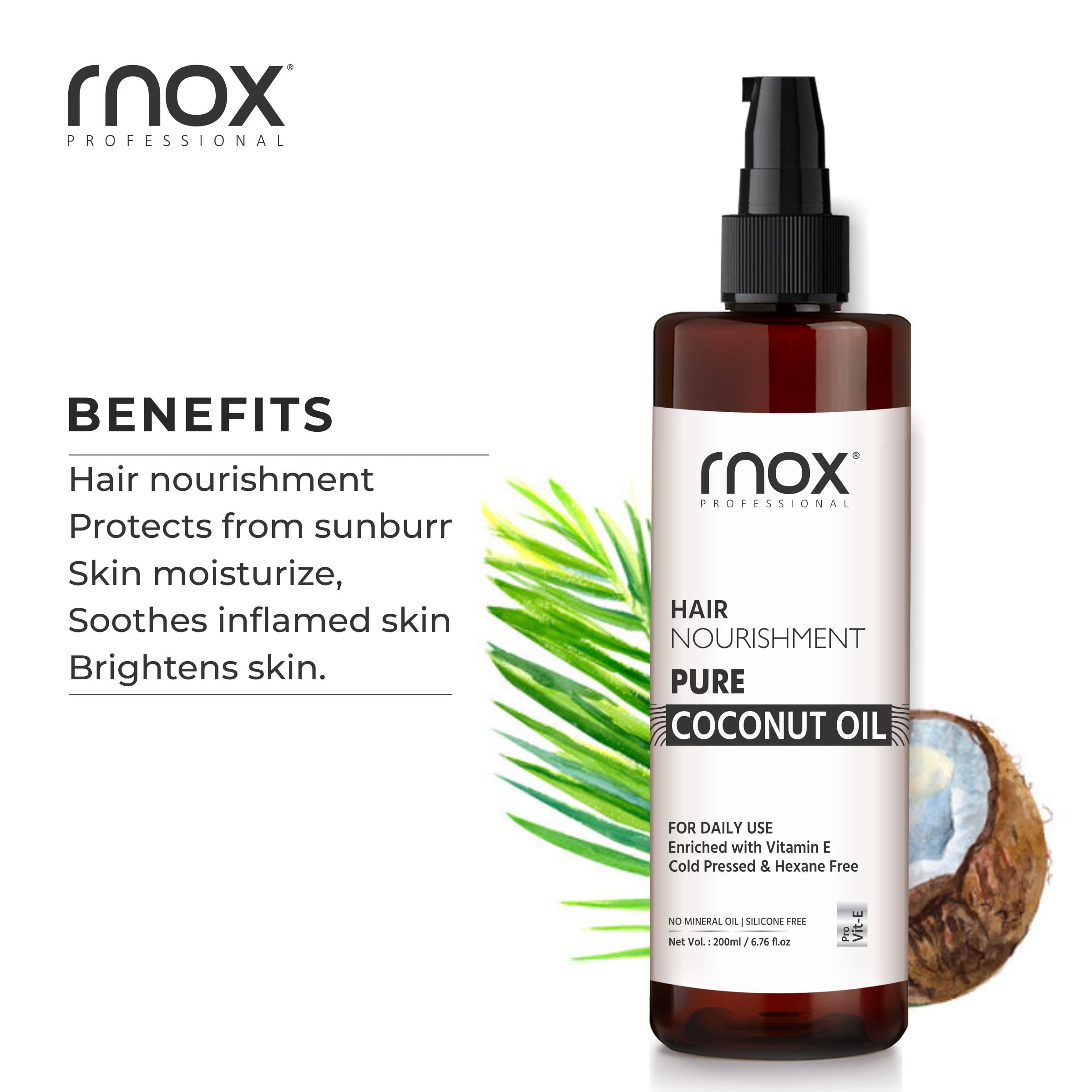 Organic Cold-Pressed Virgin Coconut Oil for Hair & Skin - 100% Pure Natural Hair Treatment to Strengthen Roots | USDA Certified | Perfect for DIY Beauty, Cooking & Massage