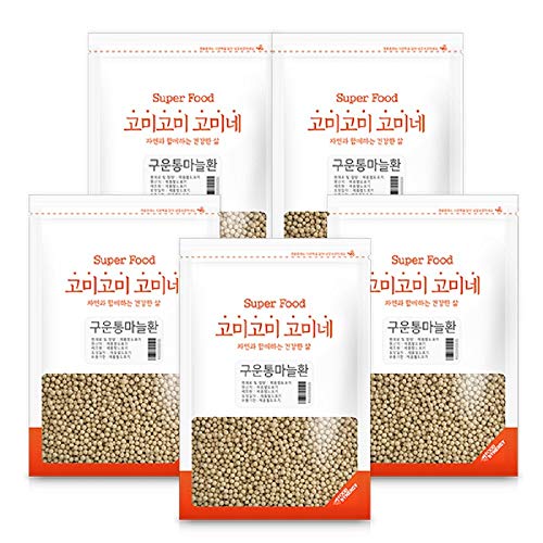 Premium Korean Roasted Whole Garlic Granules - 300g (Pack of 5) | High Absorption, Ready-to-Eat Healthy Snack | Immune Booster for Cooking, Salads & Meal Prep | Top Rated 통마늘환