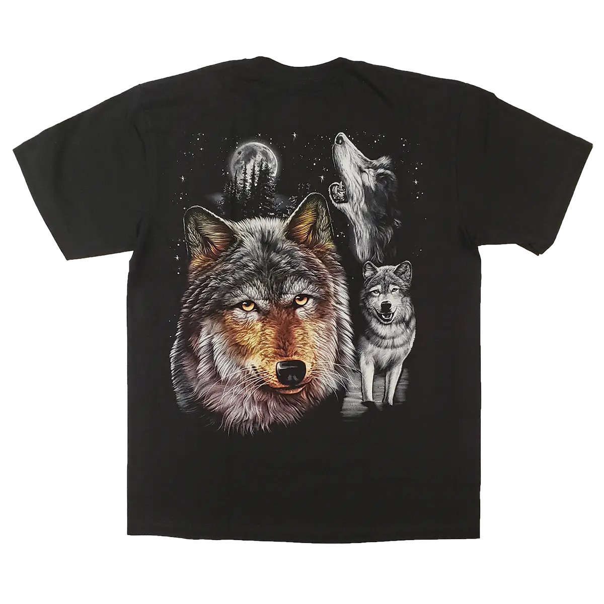 Sofari Collection Men's Wolf Graphic T-Shirt - Comfortable Cotton Tee for Casual Wear, Outdoor Adventures, and Street Style Fashion