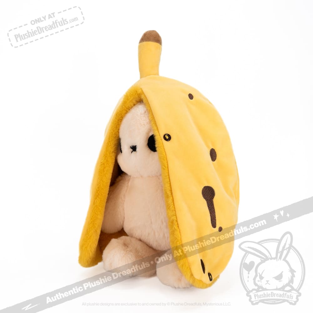 Plushie Dreadfuls Bunana Rabbit Stuffed Animal Toy - Soft Cuddly Bunny Plush for Kids, Collectors & Gift Giving | Perfect for Bedroom Decor, Nursery Comfort & Anxiety Relief