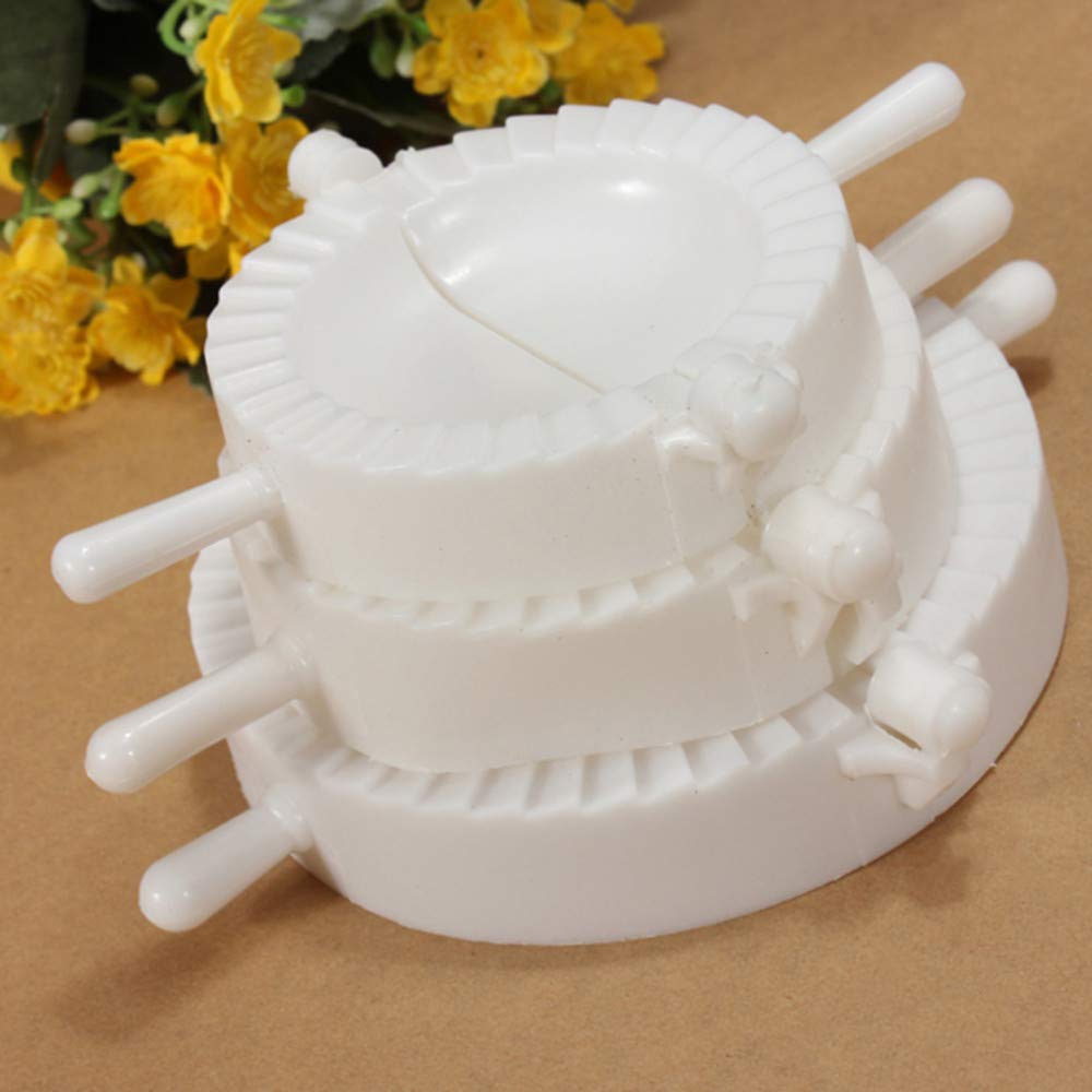 3-Piece Dumpling Mold Set for Pierogi, Turnover, Ravioli & Empanada - Dough Press & Pastry Maker for Homemade Dumplings - Perfect for Kitchen, Party Snacks & Meal Prep