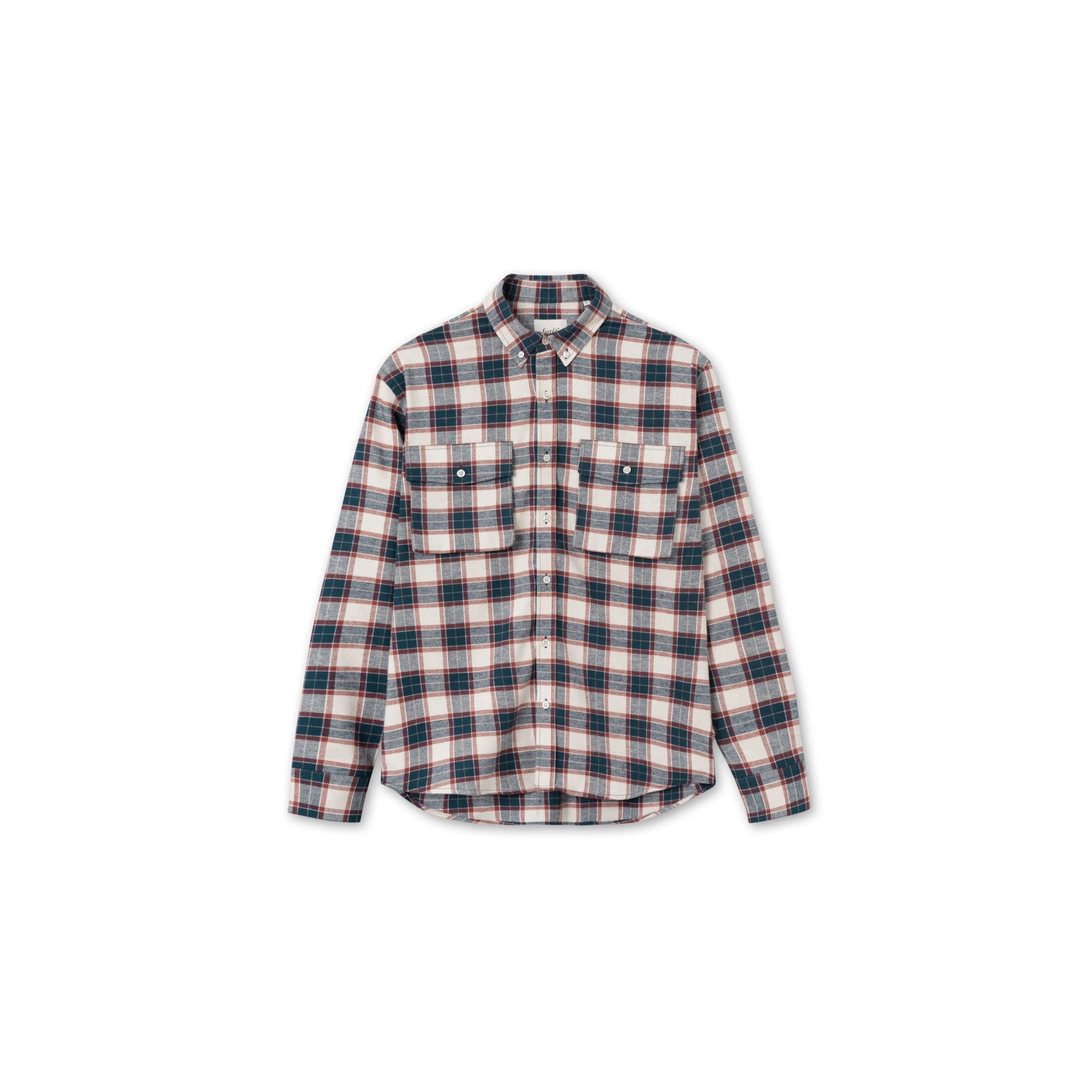Alaska Shirt for Men - Classic Red Check Flannel Shirt - Warm & Comfortable Winter Wear for Outdoor Activities & Casual Style