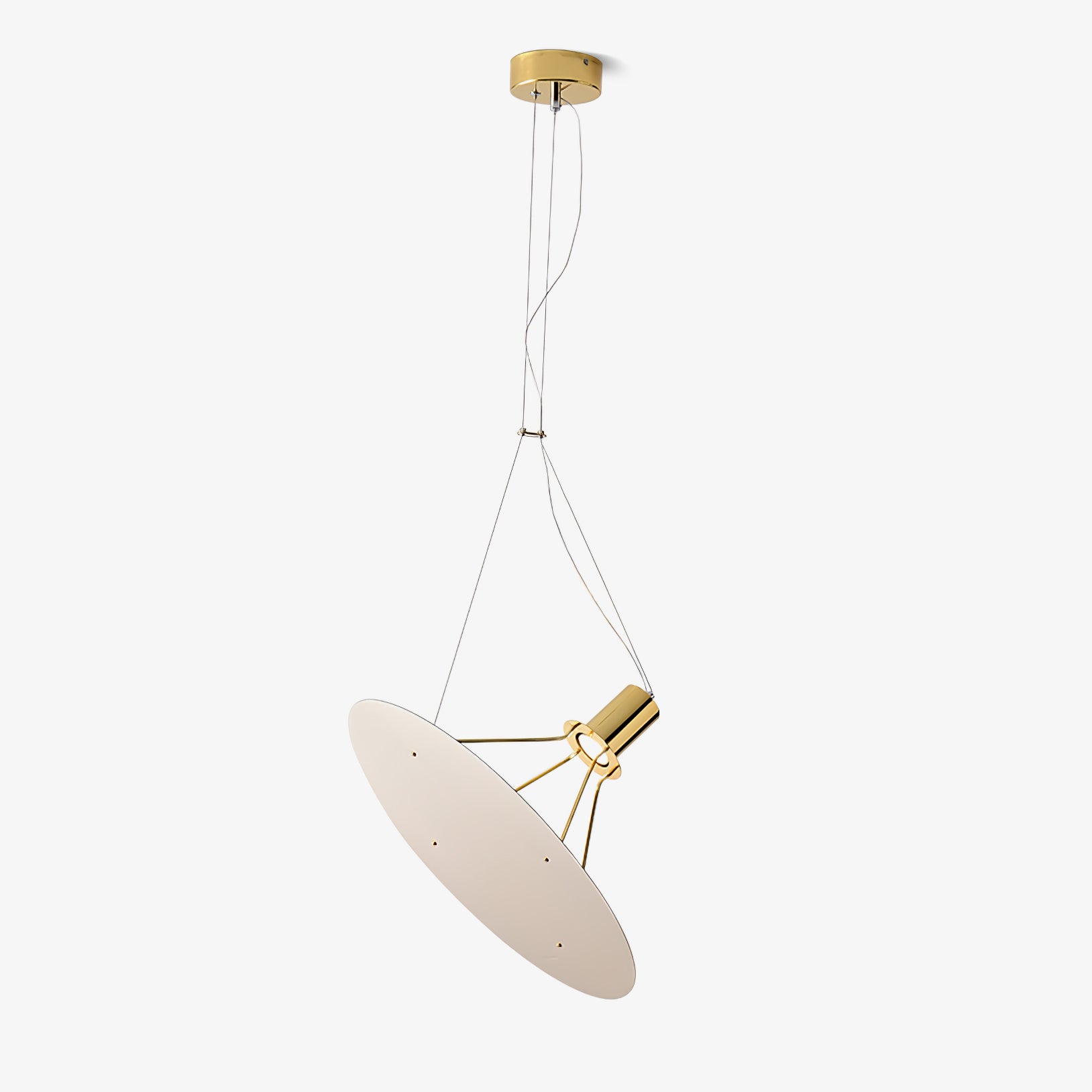 Amisol Modern Pendant Lamp - Sleek Hanging Light Fixture for Kitchen Island, Dining Room & Bedroom Decor - Energy Efficient LED Lighting for Home & Office