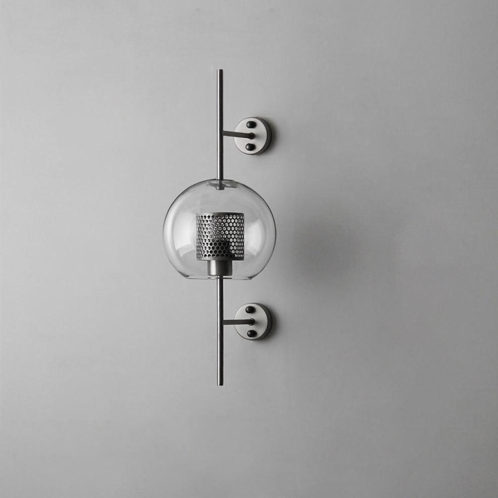 Chiswick Glass Wall Lamp - Modern LED Sconce Light for Living Room, Bedroom, and Hallway - Elegant Home Decor Lighting Fixture